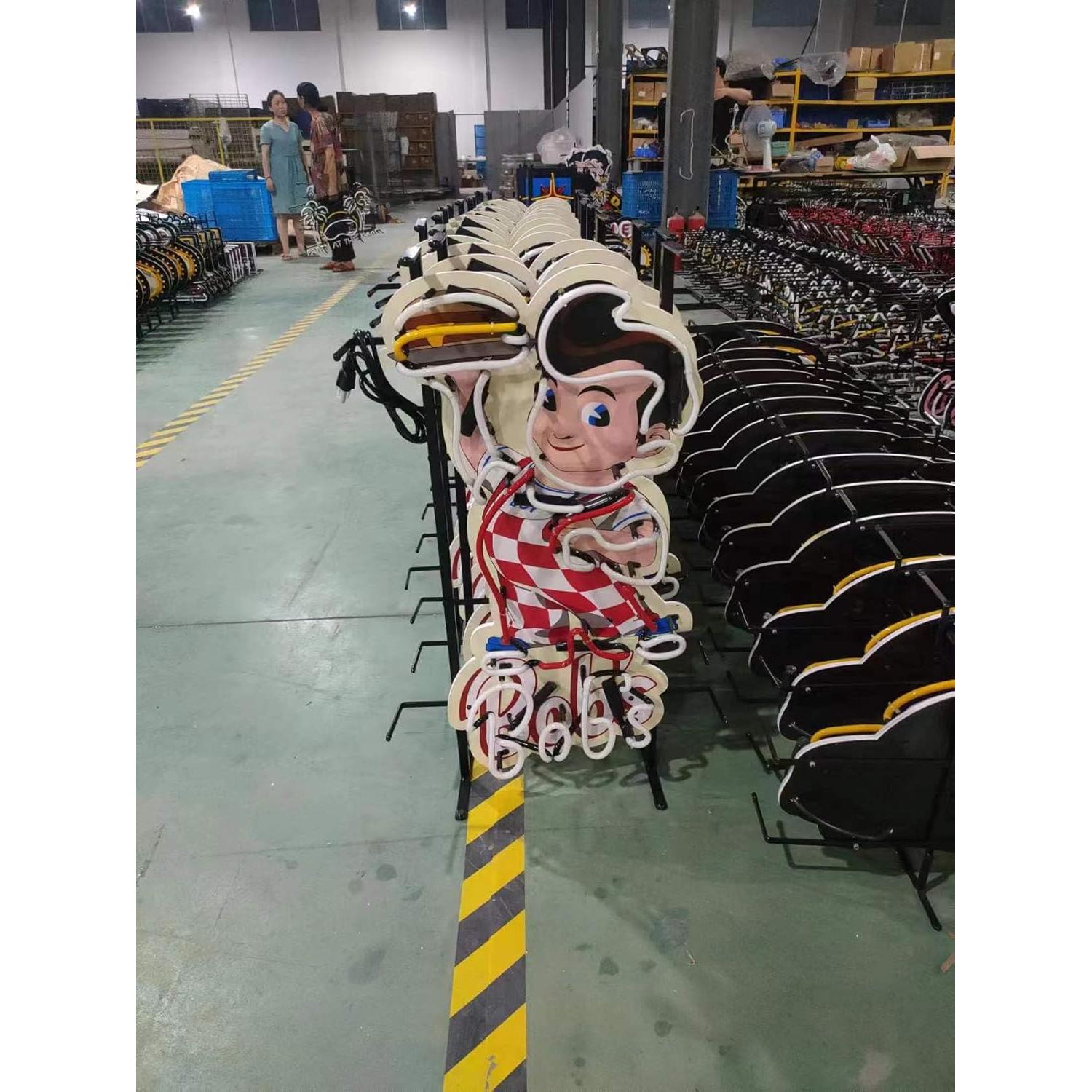 Cartel de Neón Bob's Big Boy Burger 61x51 cm Decoración