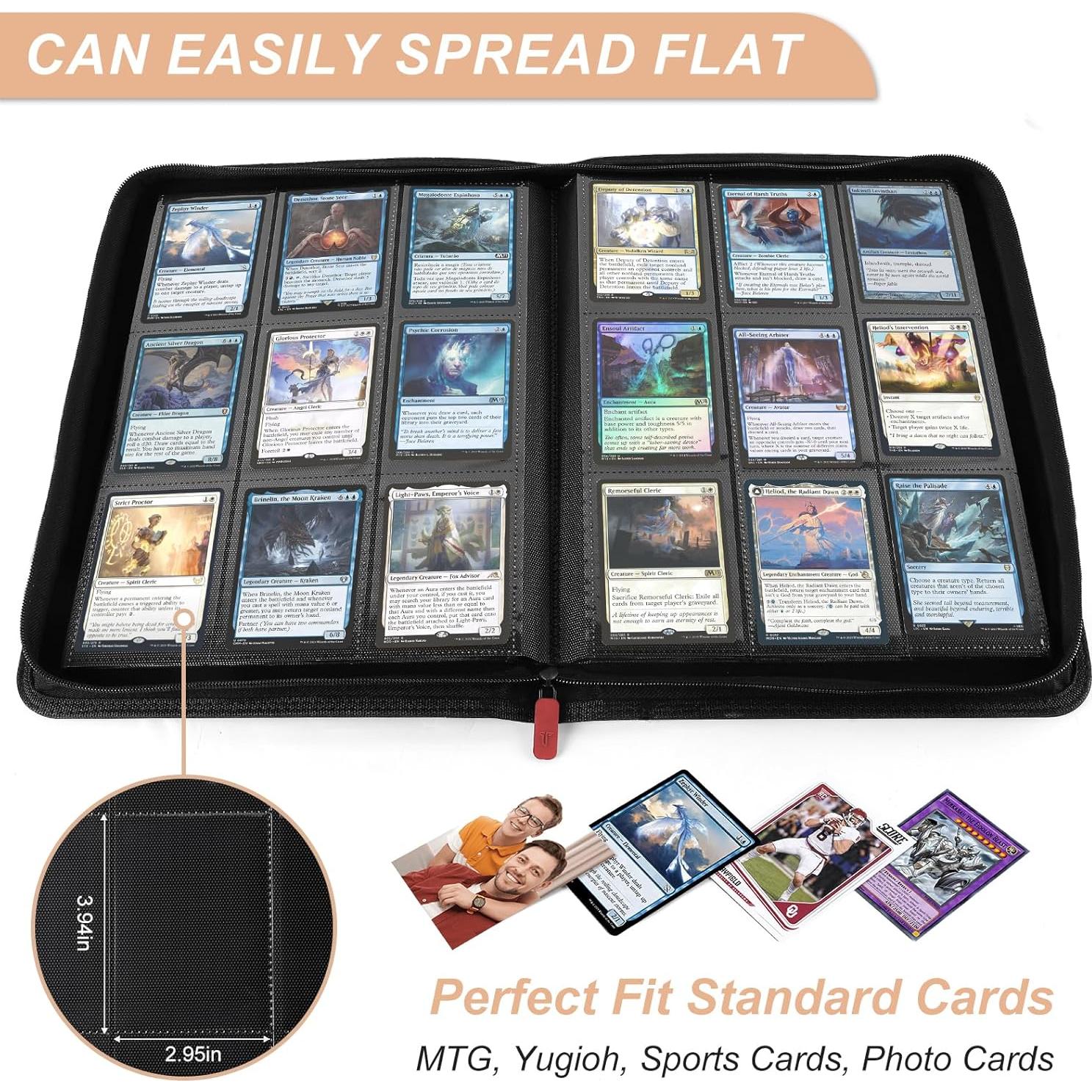 Álbum de Tarjetas TiopLior 432 Bolsillos Verde Azulado