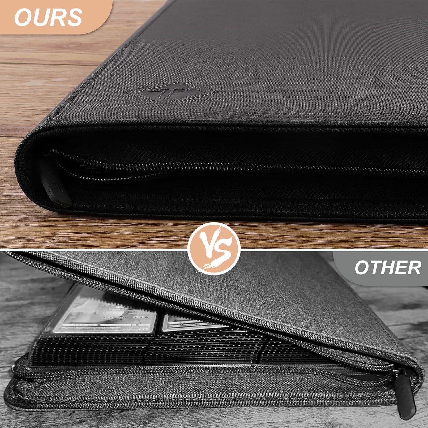 Carpeta de Cartas TiopLior 9 Bolsillos Rojo 432 Espacios