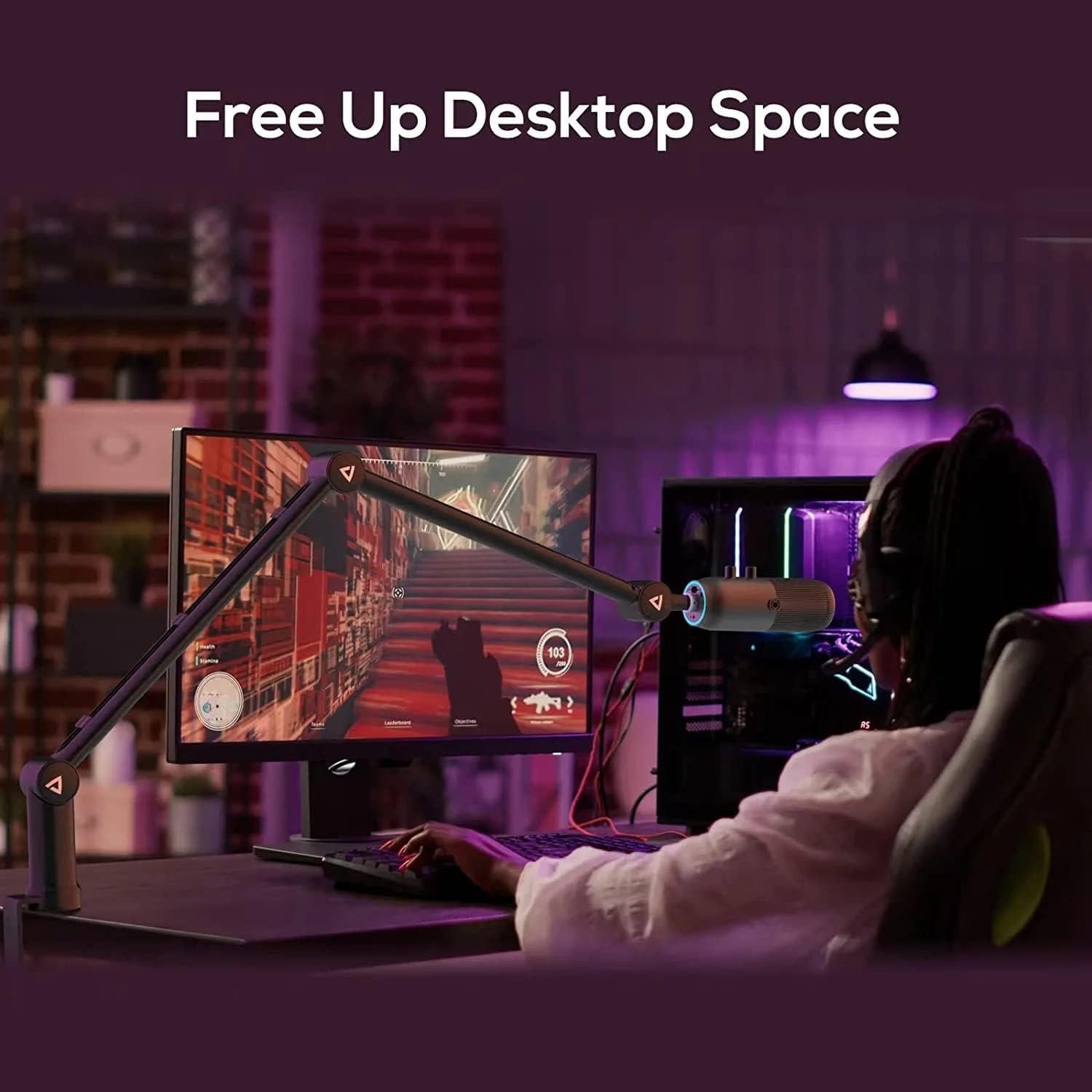 Soporte de Micrófono Boom Arm THRONMAX S3 Ajustable 360°