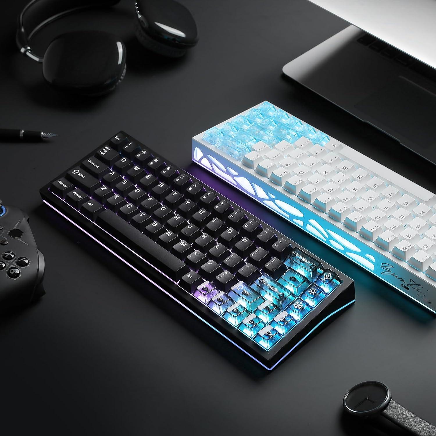 Teclado Mecánico Inalámbrico YUNZII AL65 RGB 60% Aluminio