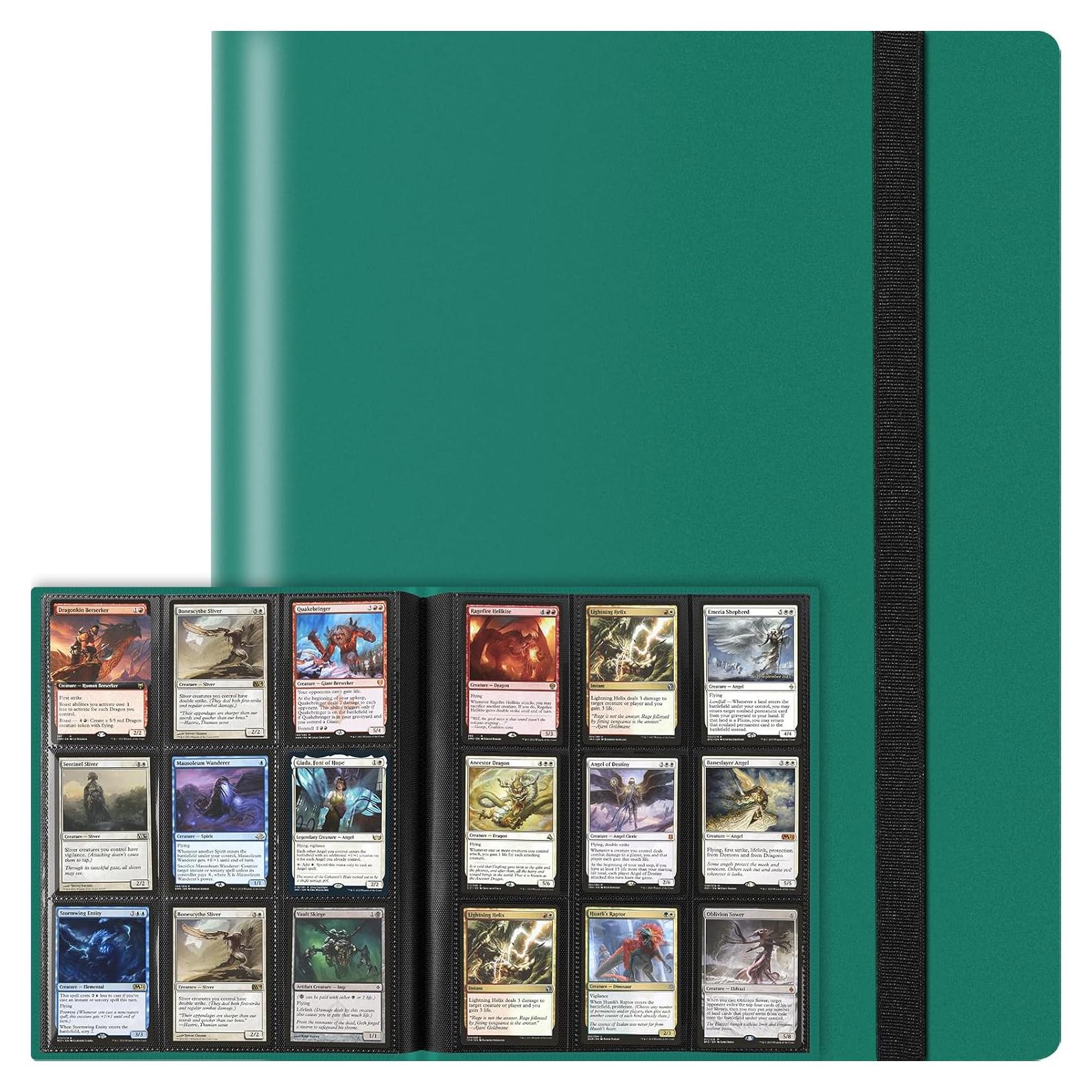 Carpeta de Tarjetas TiopLior 360 Bolsillos Verde