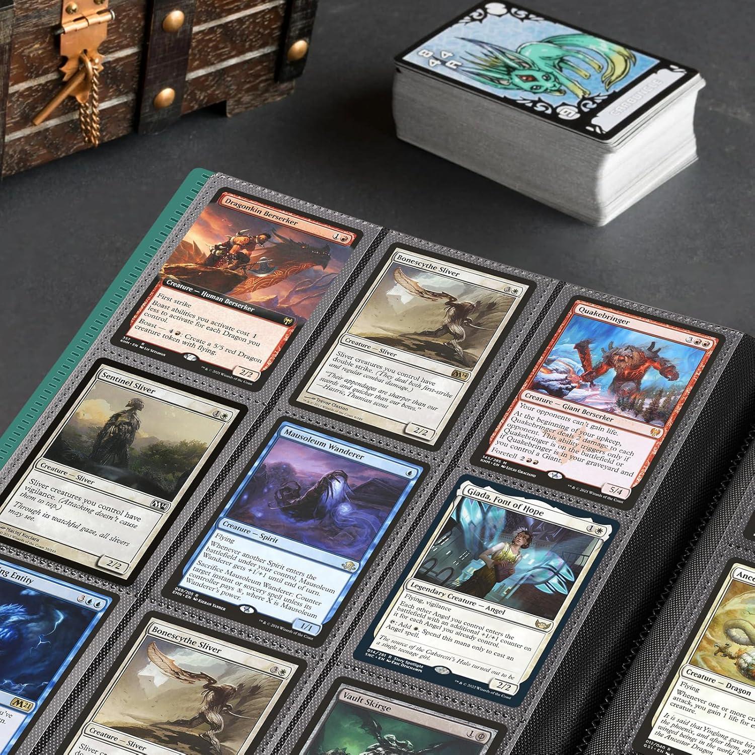 Carpeta de Tarjetas TiopLior 360 Bolsillos Verde