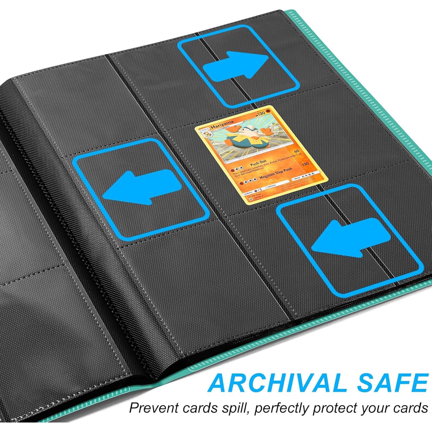 Carpeta de Tarjetas TiopLior 360 Bolsillos Verde