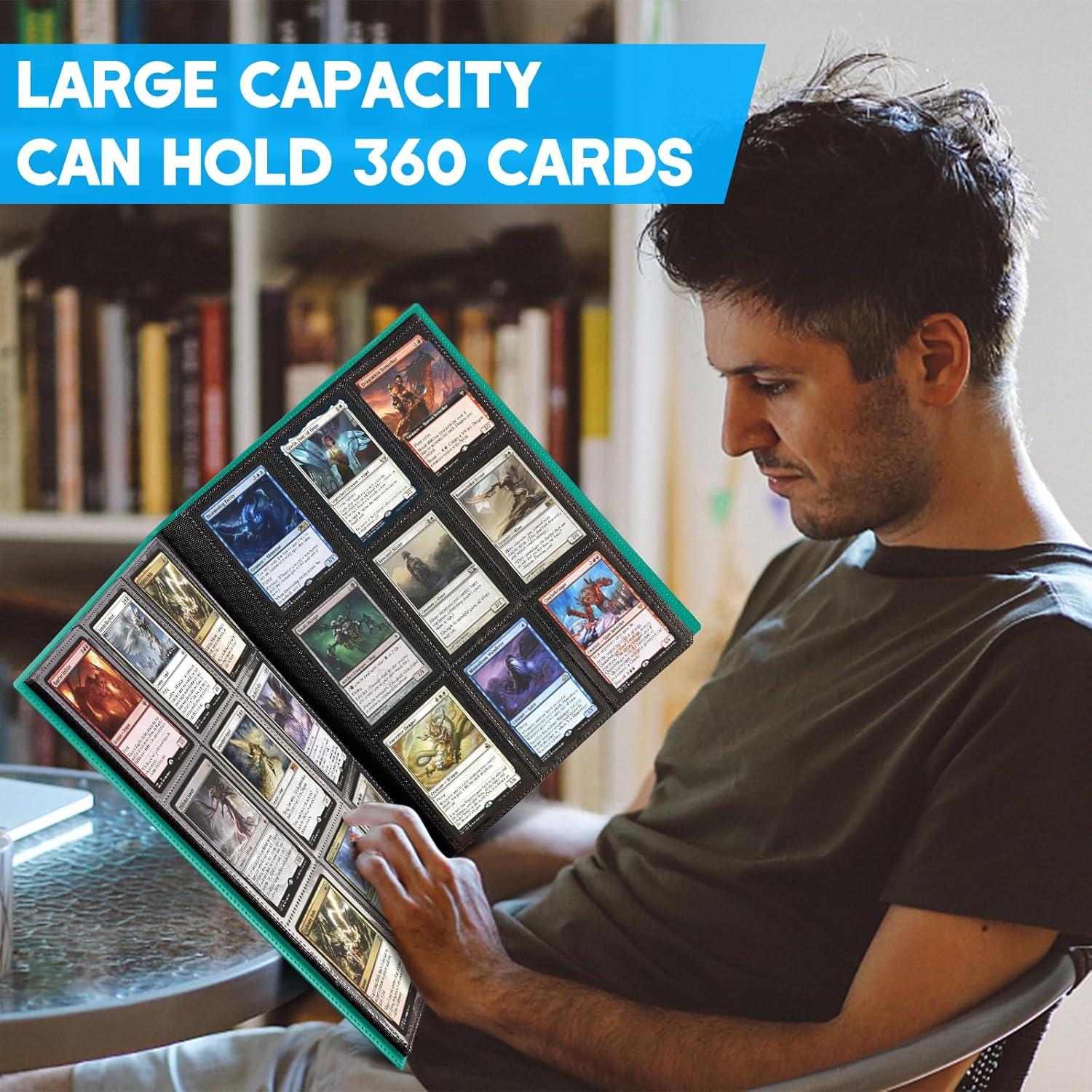 Carpeta de Tarjetas TiopLior 360 Bolsillos Verde