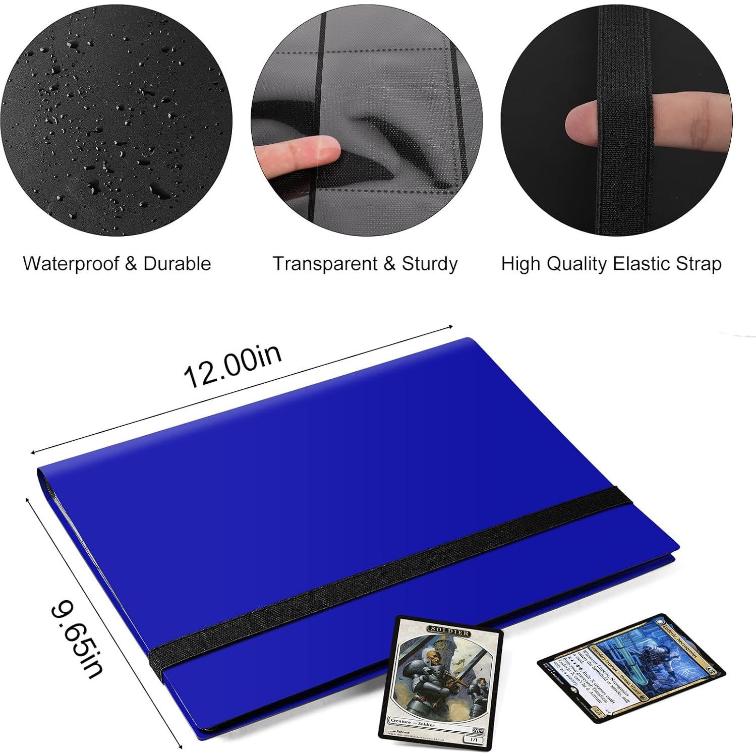 Álbum TiopLior 360 Bolsillos para Tarjetas de Comercio Azul