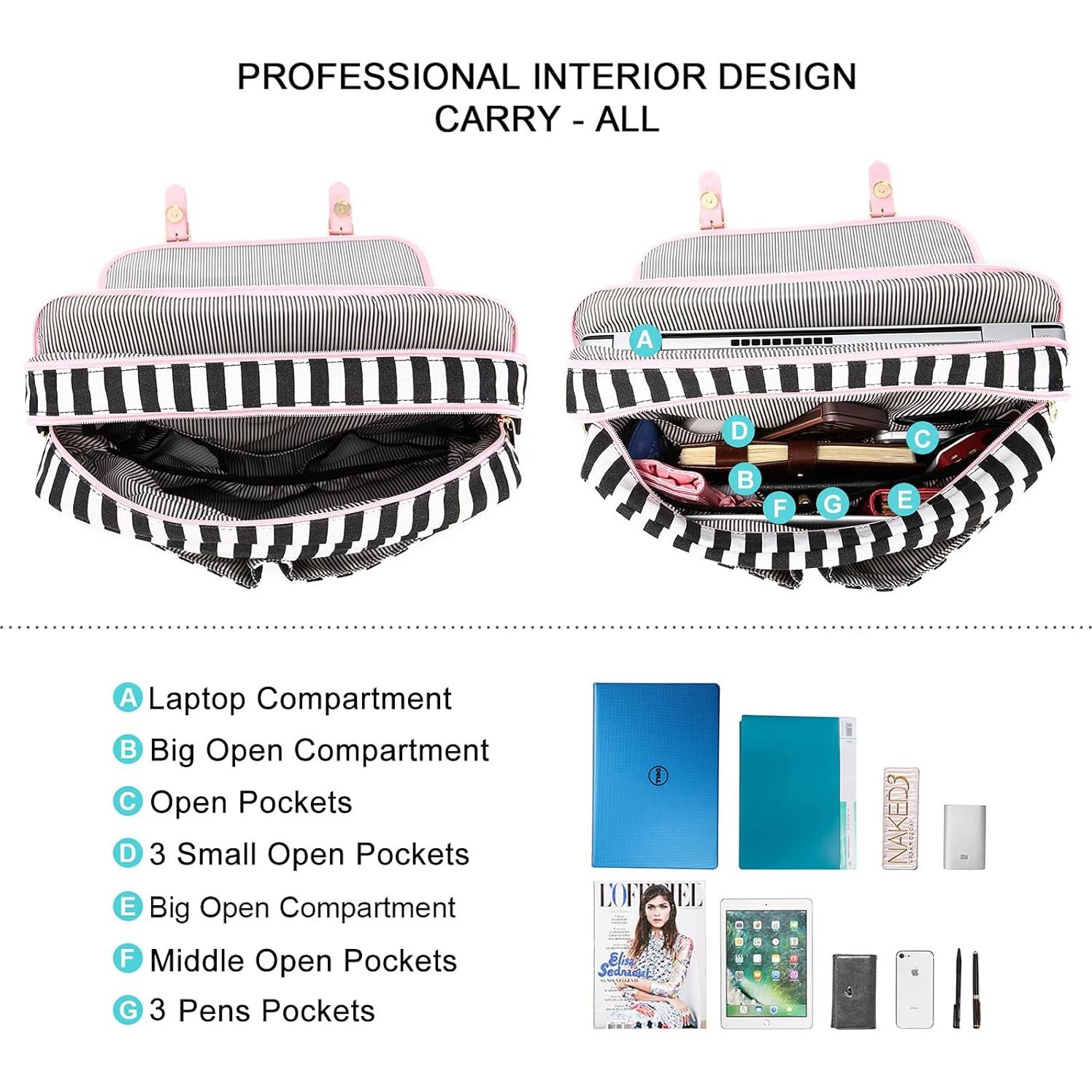 Bolsa para portátil LOVEVOOK 15.6" Rosa Profesional