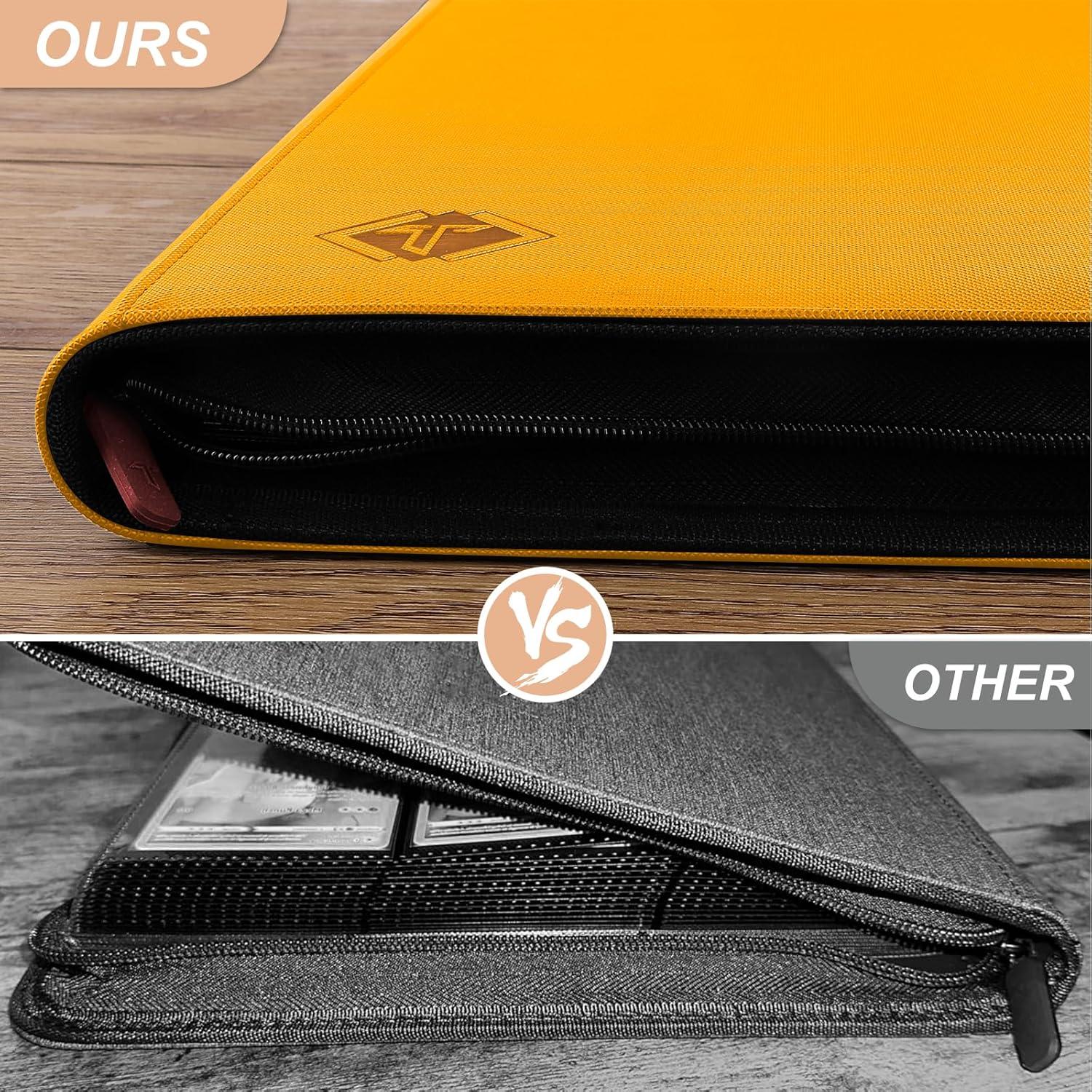 Carpeta de Tarjetas TiopLior 432 Bolsillos Amarillo