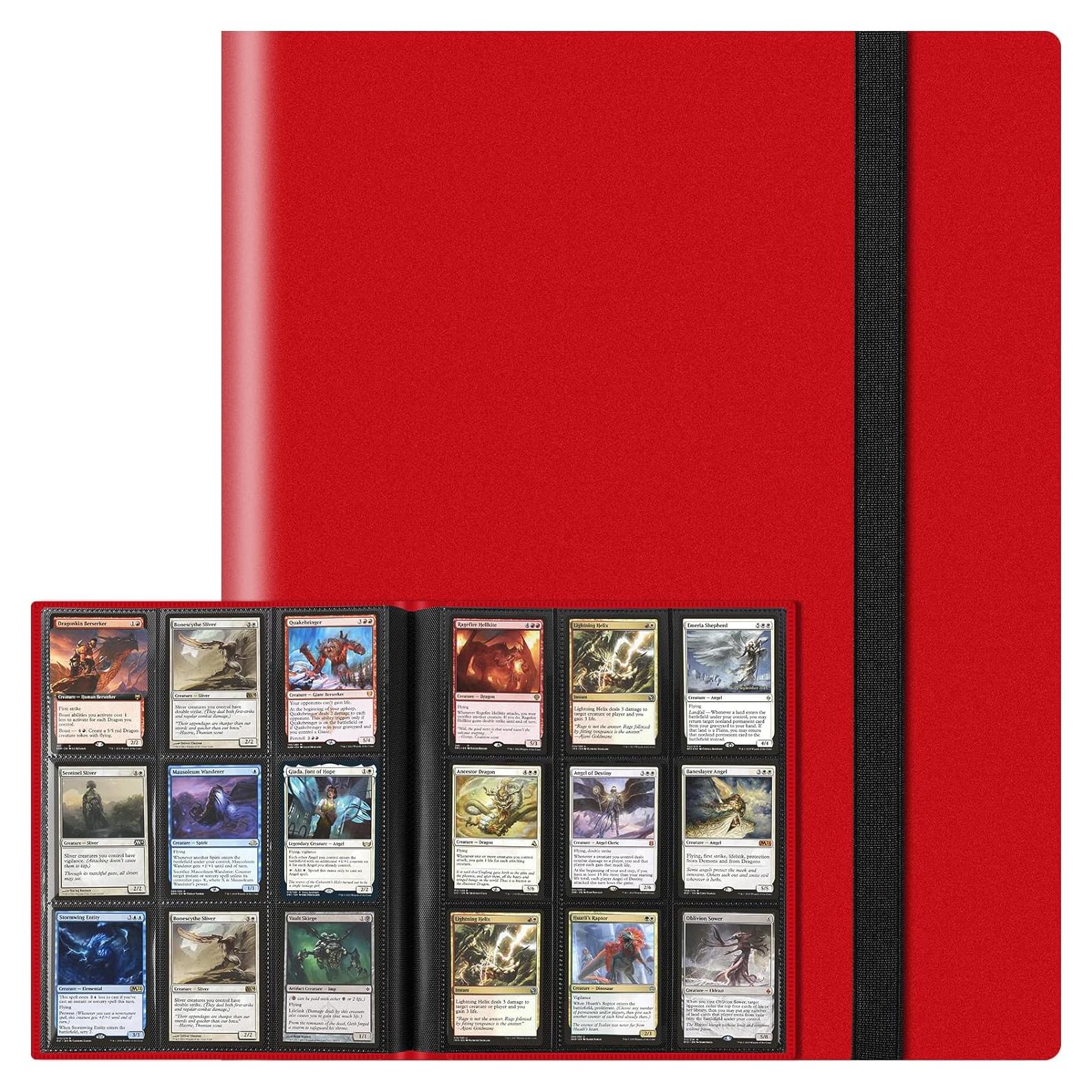 Carpeta de Tarjetas TiopLior 360 Bolsillos Roja