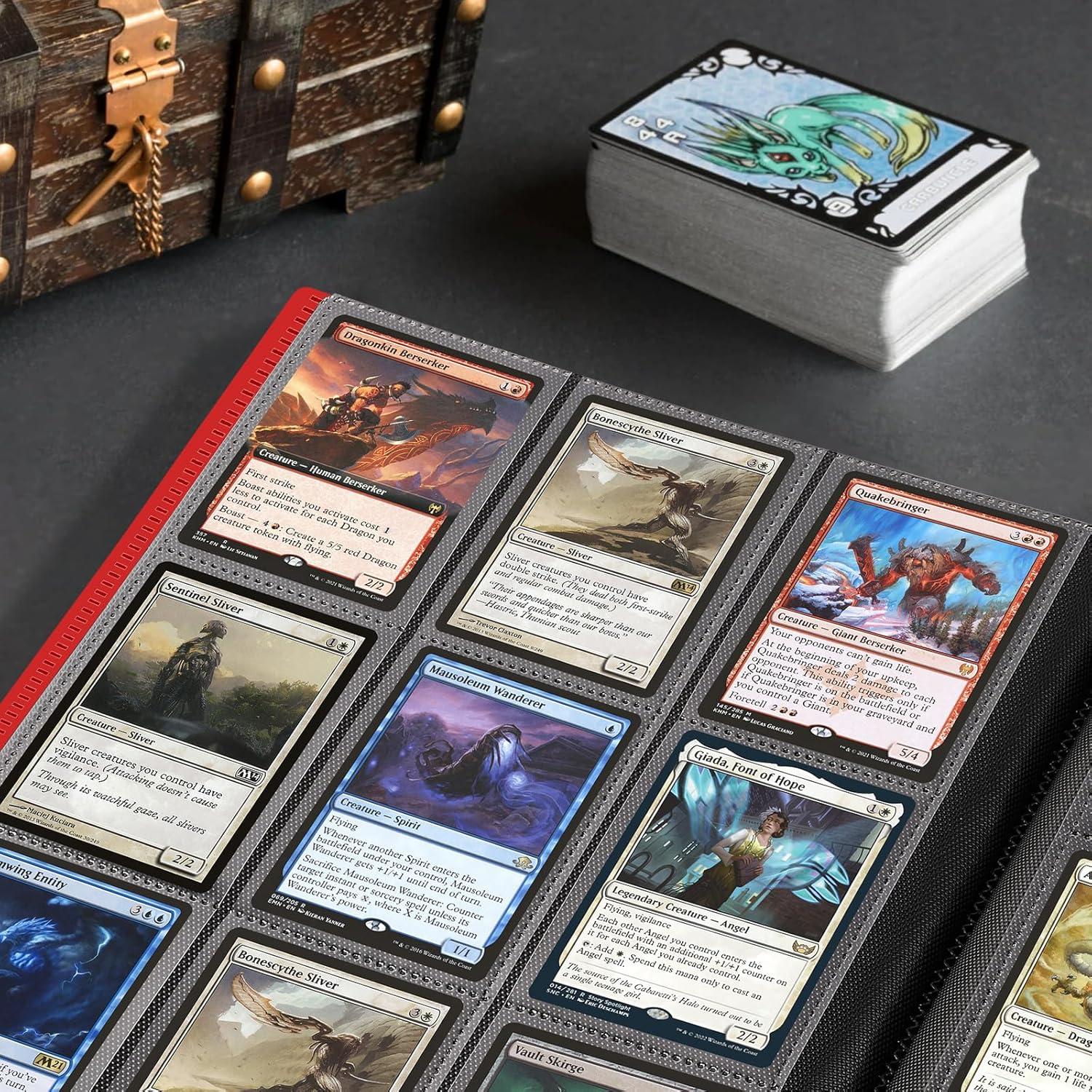 Carpeta de Tarjetas TiopLior 360 Bolsillos Roja