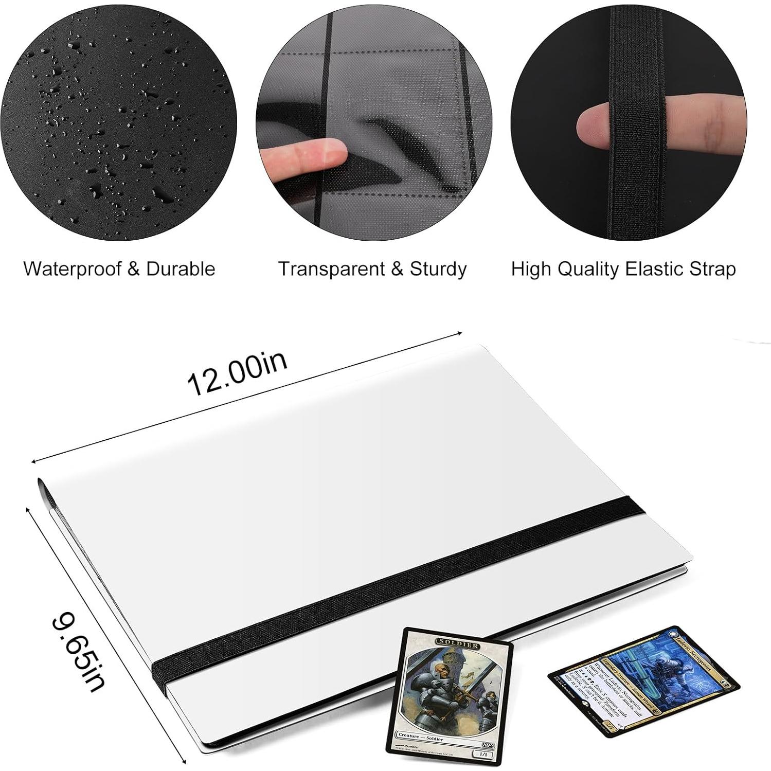 Carpeta de tarjetas TiopLior 360 bolsillos blanca