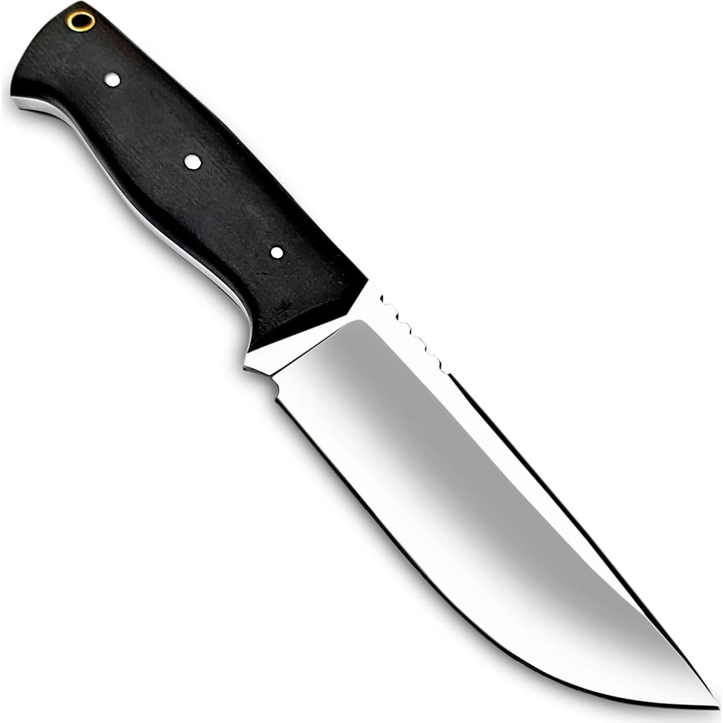 Cuchillo de Caza WARIVO D2 - Hoja Fija 25.4 cm con Funda
