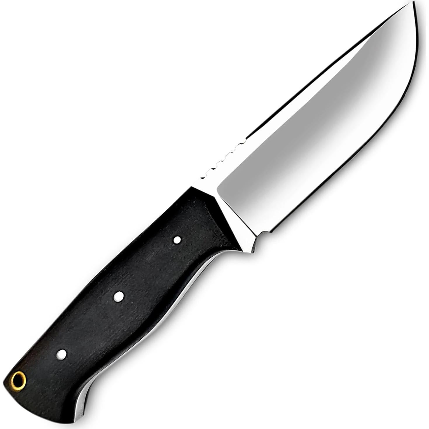 Cuchillo de Caza WARIVO D2 - Hoja Fija 25.4 cm con Funda