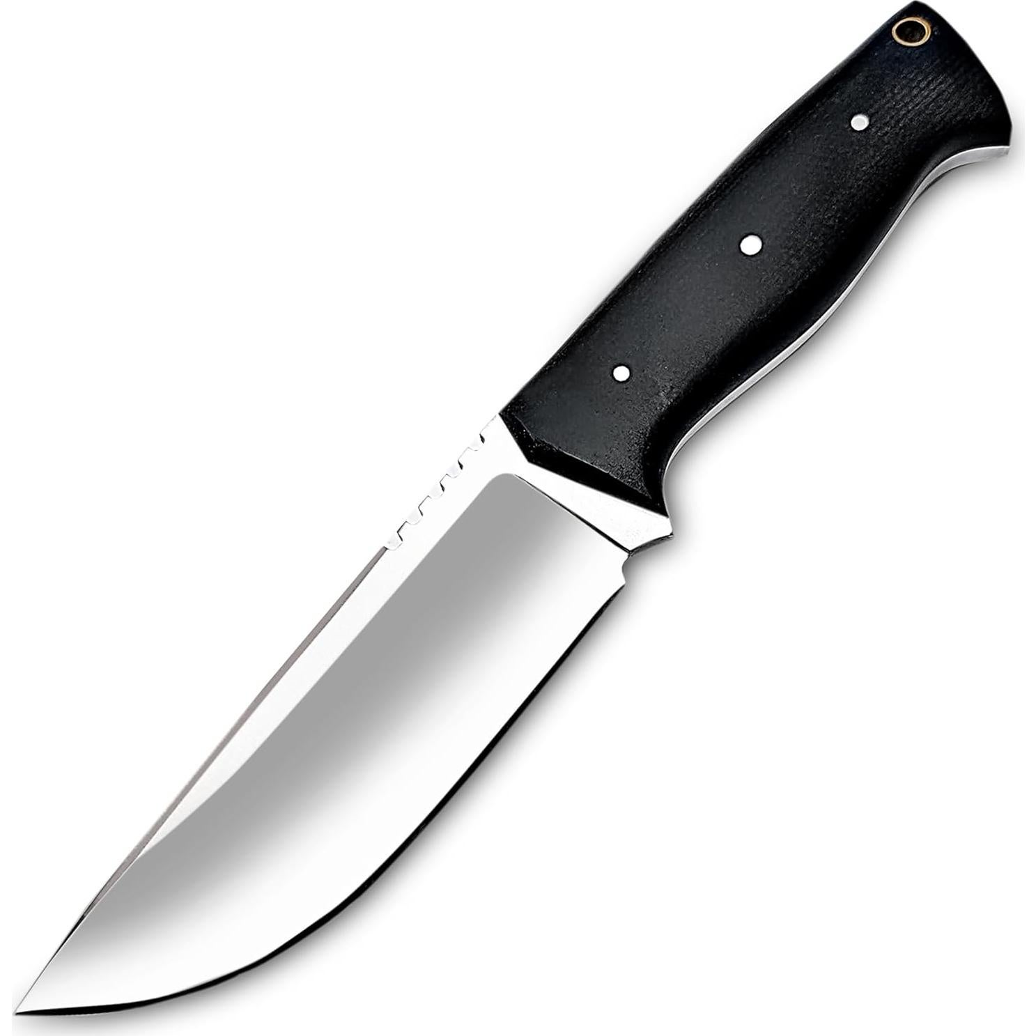 Cuchillo de Caza WARIVO D2 - Hoja Fija 25.4 cm con Funda