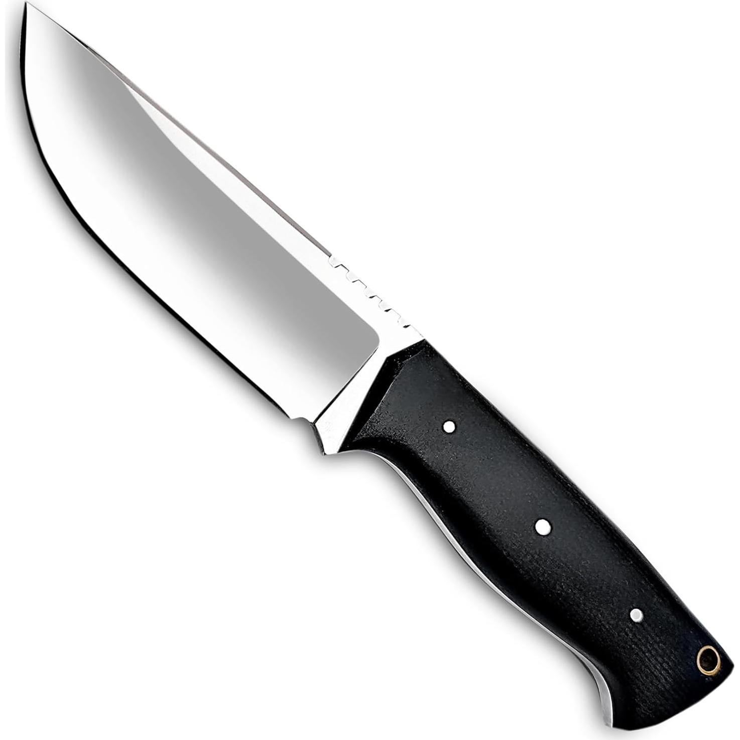 Cuchillo de Caza WARIVO D2 - Hoja Fija 25.4 cm con Funda