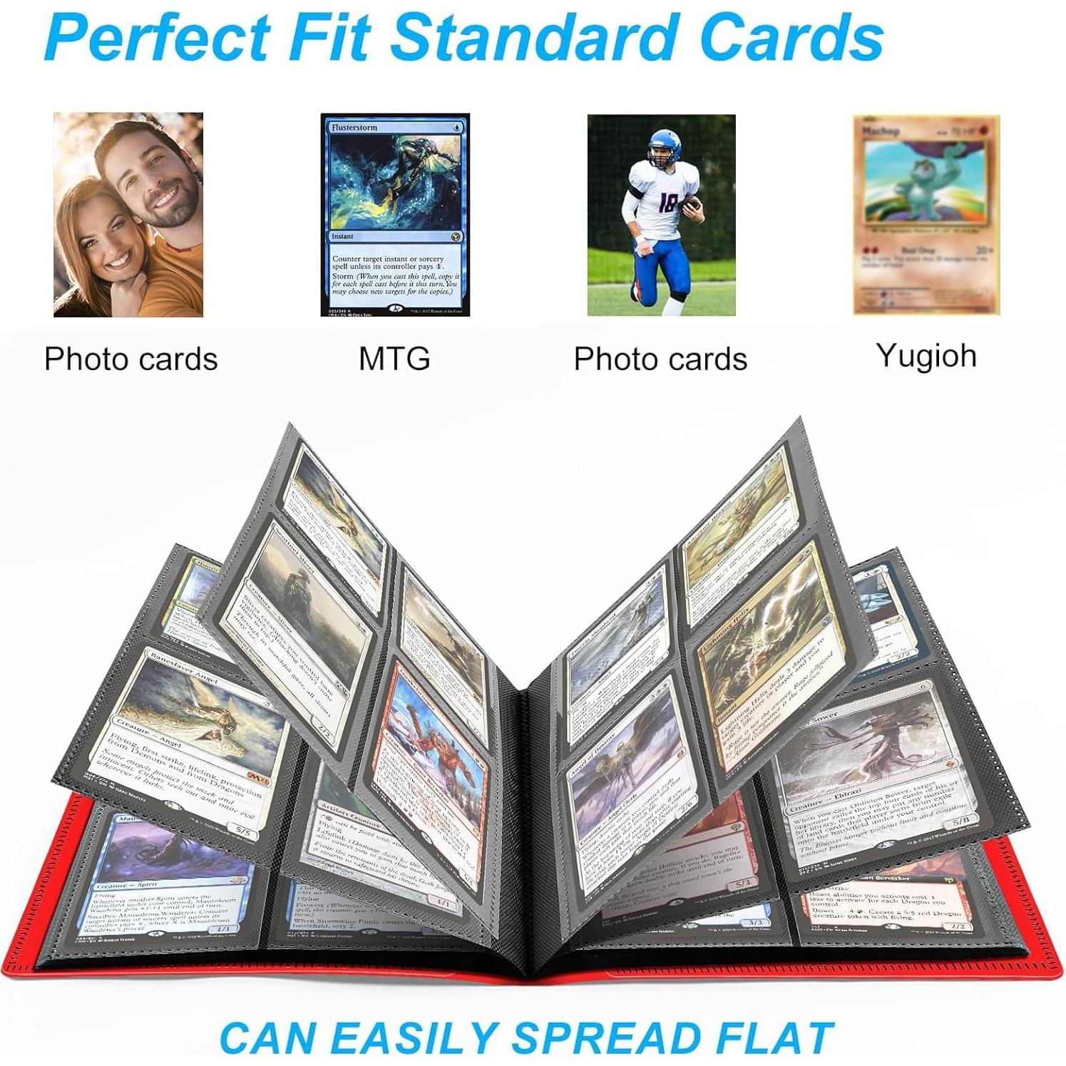 Carpeta de Tarjetas TiopLior 160 Bolsillos Rojo