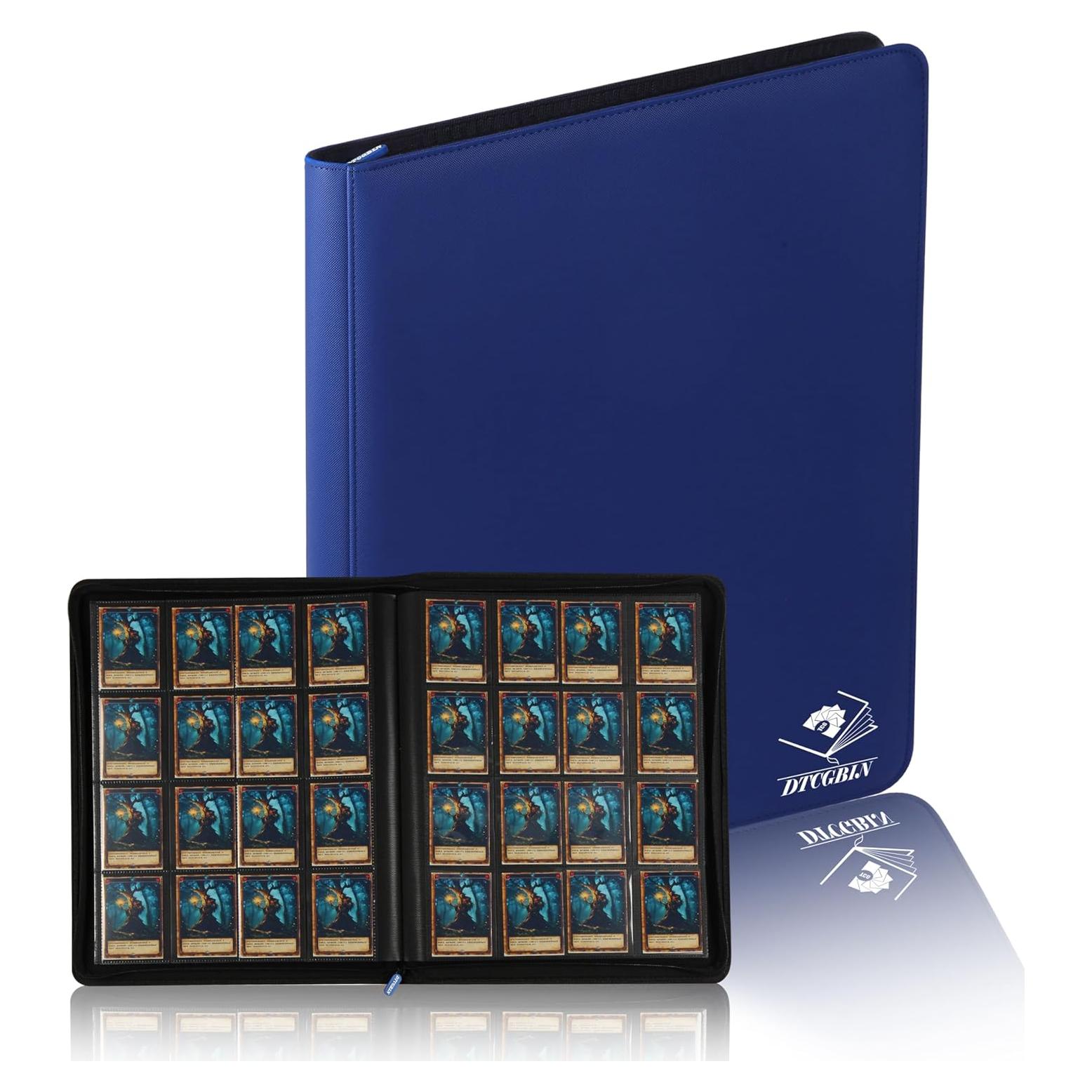 Carpeta de Cartas DTCGBIN CB Azul 16 Bolsillos 1024 Cartas