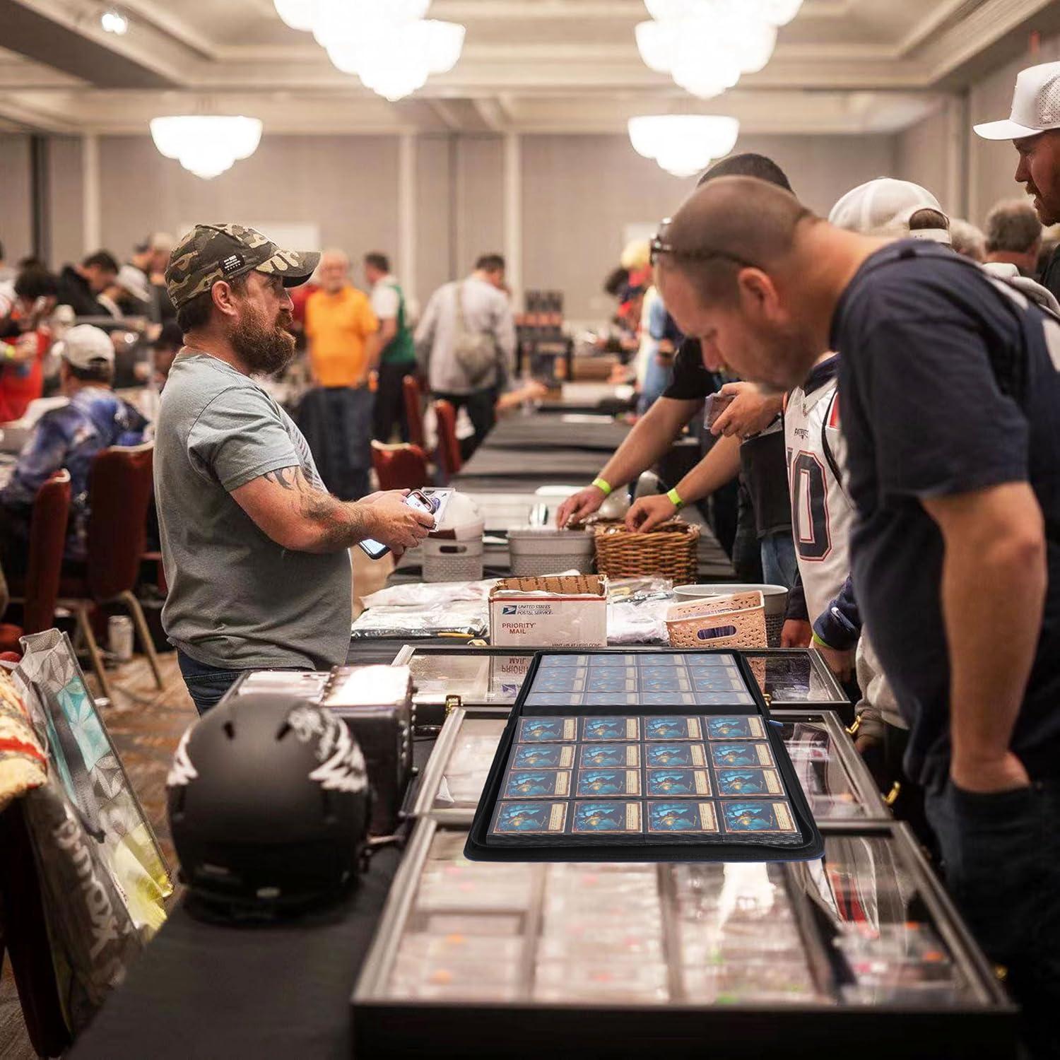 Carpeta de Cartas DTCGBIN CB Azul 16 Bolsillos 1024 Cartas