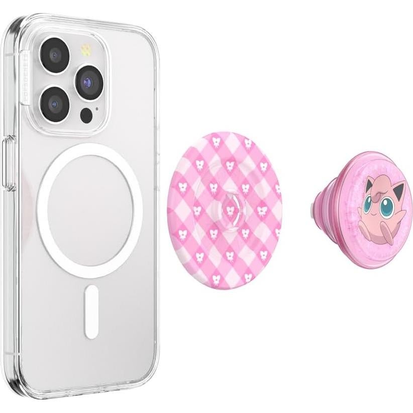 PopSockets Agarre Redondo MagSafe con Anillo Adaptador