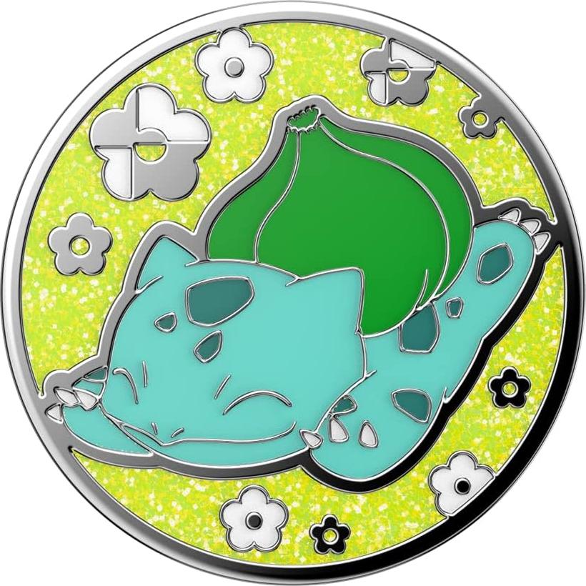 PopSockets Agarre para Teléfono Bulbasaur Nap - Intercambiable