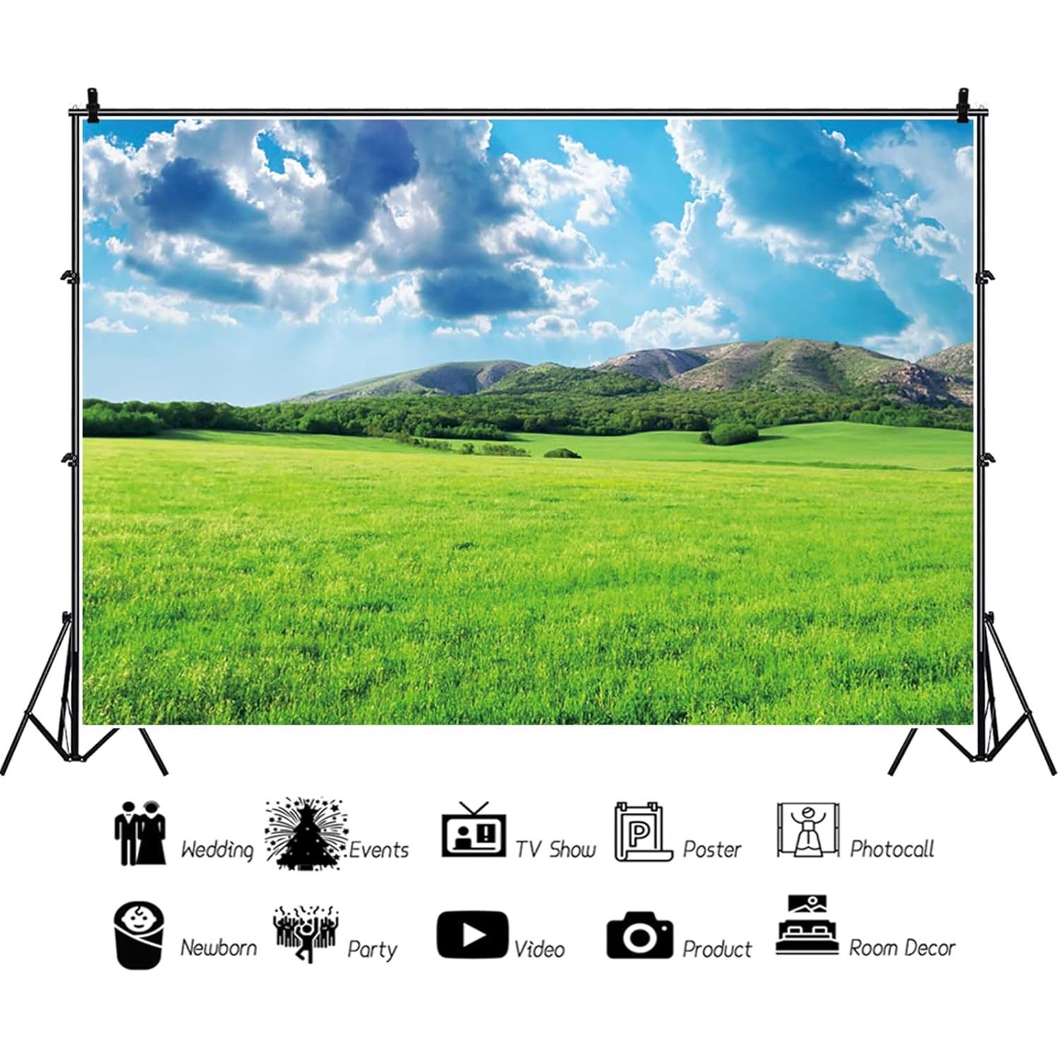 Fondo Fotográfico Vinilo 1.5x0.9m TOENGS Cielo Nubes