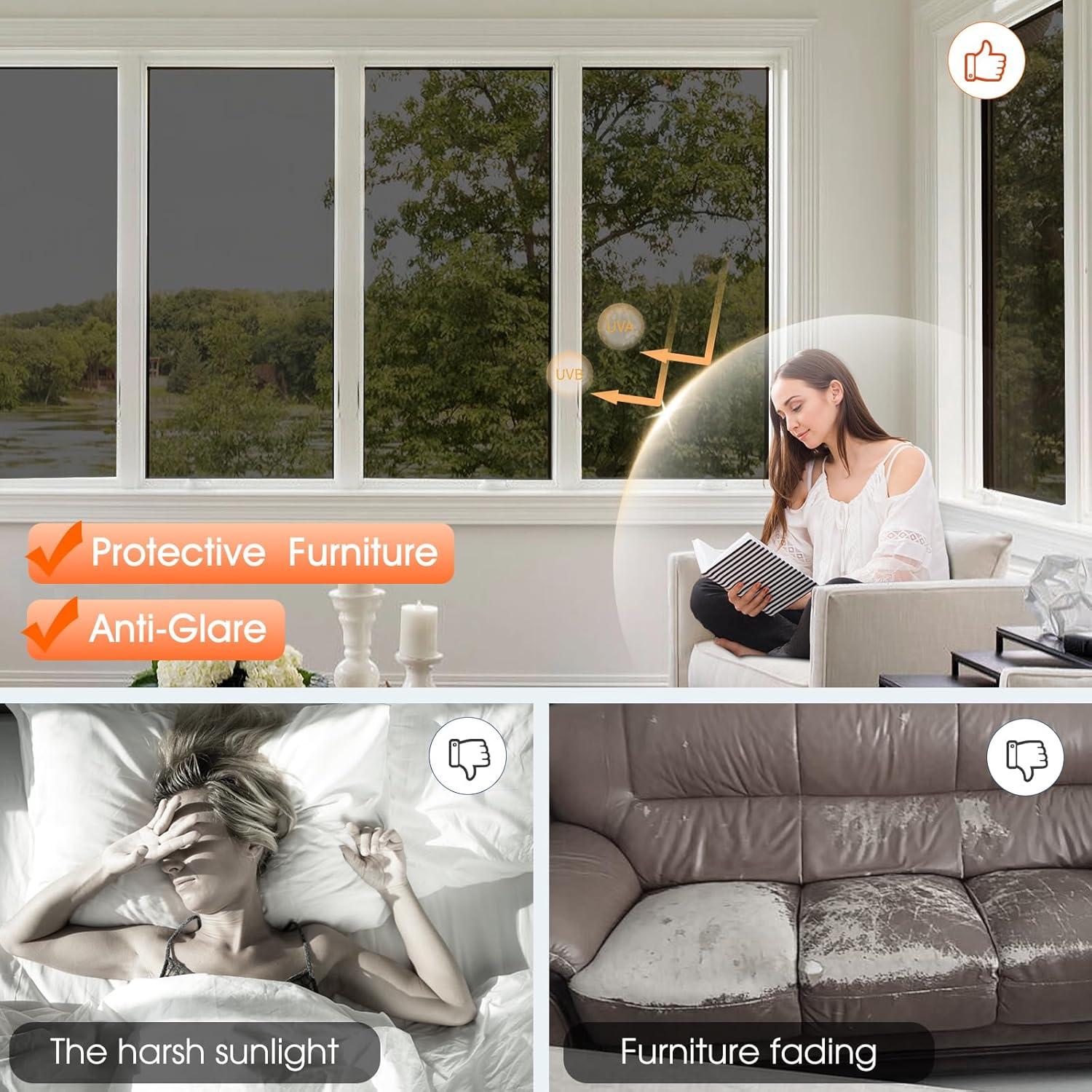 Película de Privacidad Viseeko 44.5x200 cm Reflectante UV