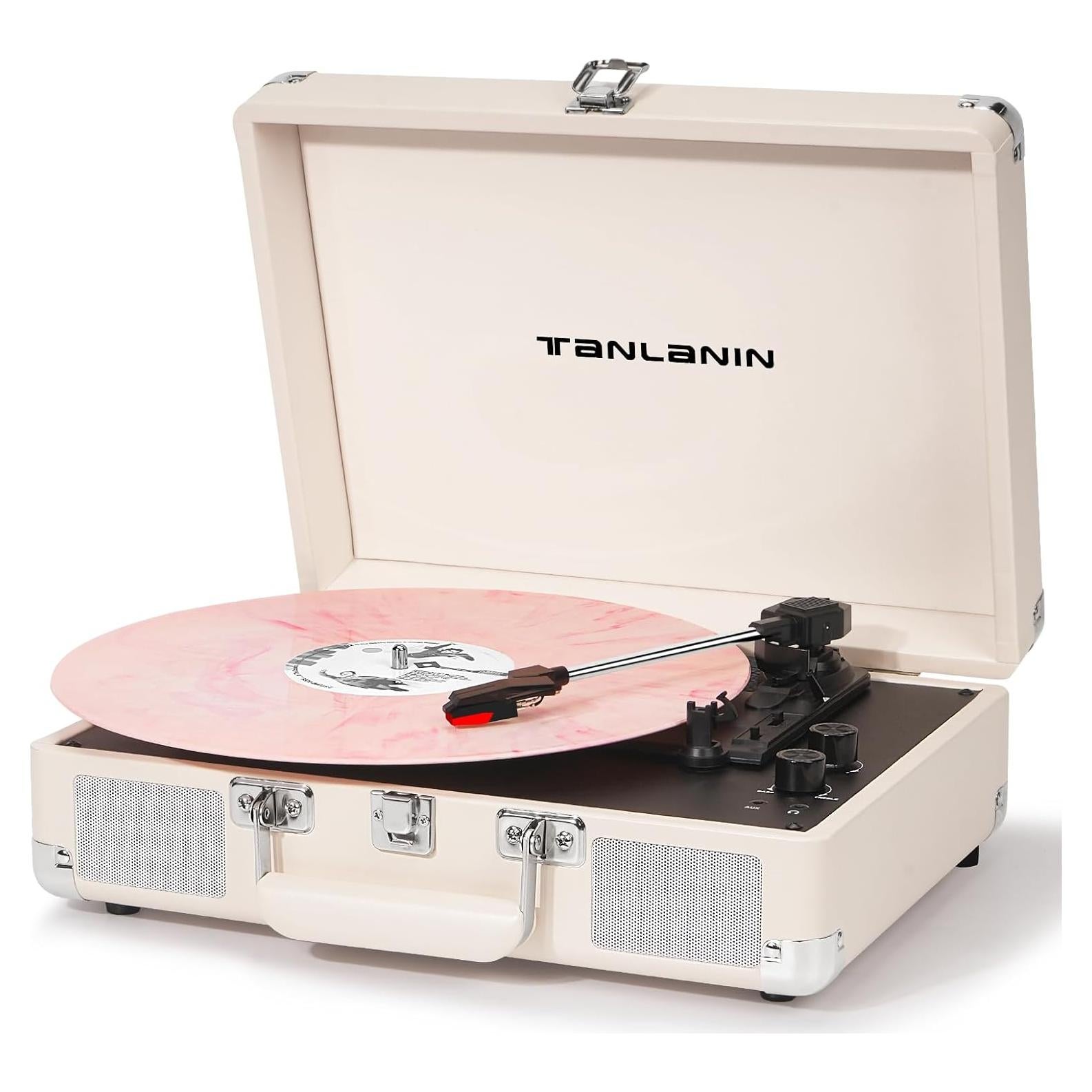 Reproductor de Vinilo TANLANIN TE-001DWT 3 Velocidades Bluetooth