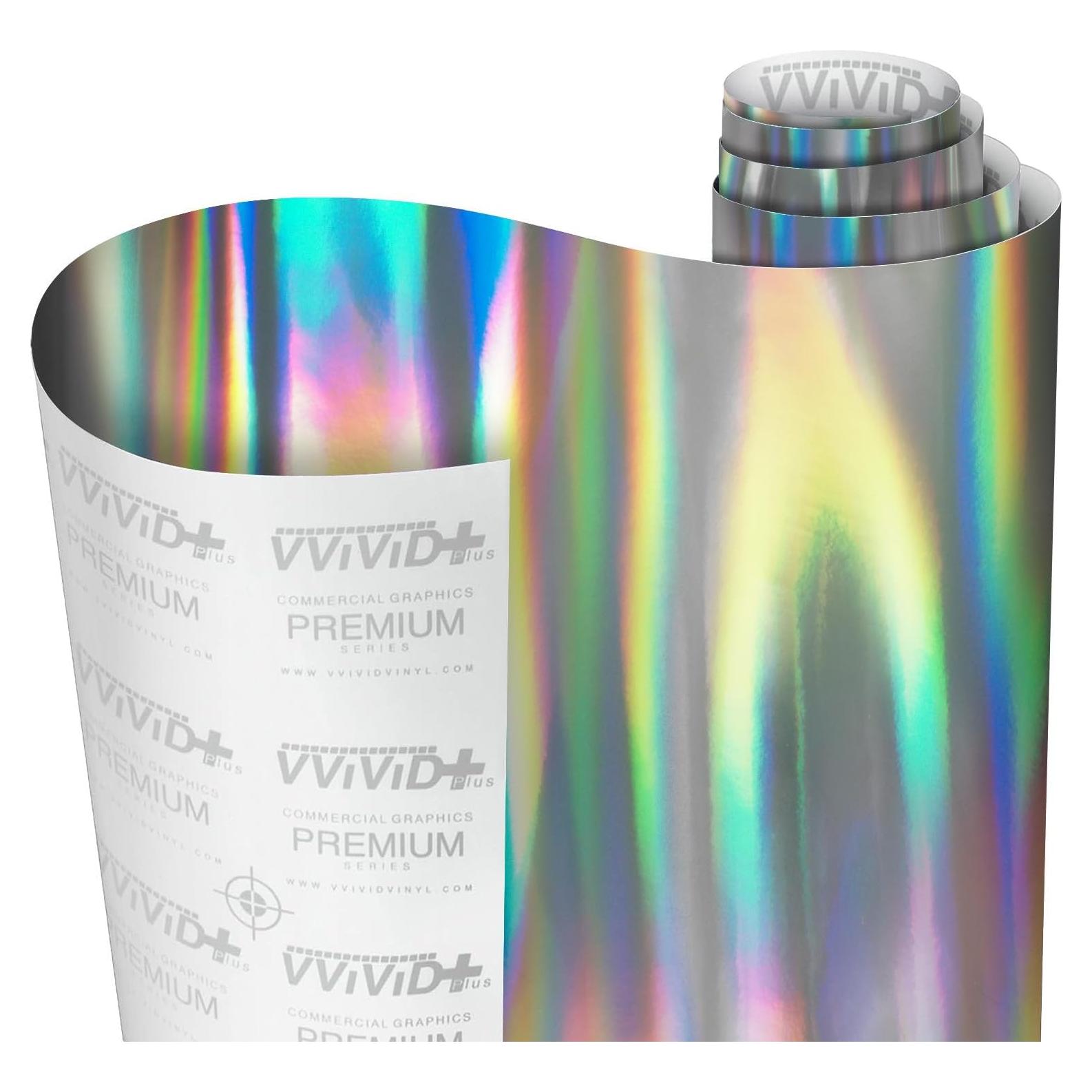 Vinilo Envoltura Holográfico Cromo VViViD 1.83m x 1.52m