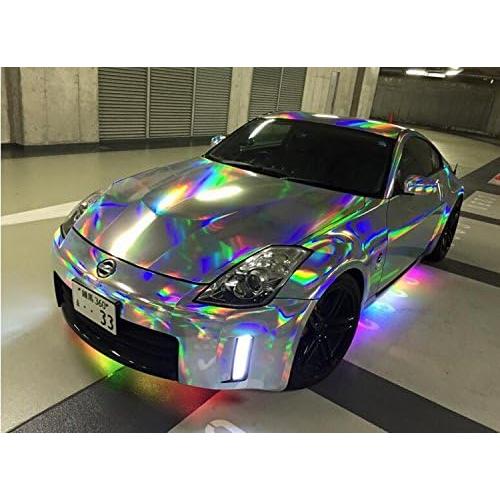 Vinilo Envoltura Holográfico Cromo VViViD 1.83m x 1.52m