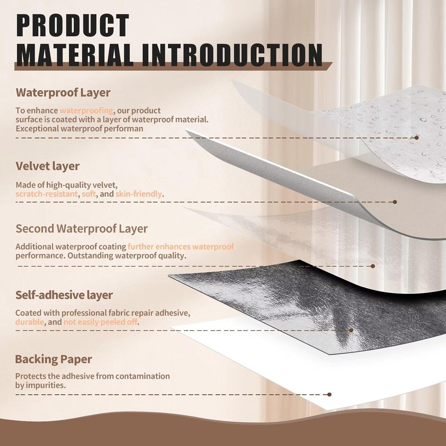 Parche de Sofá Azobur 20.5x143 cm Impermeable Autoadhesivo