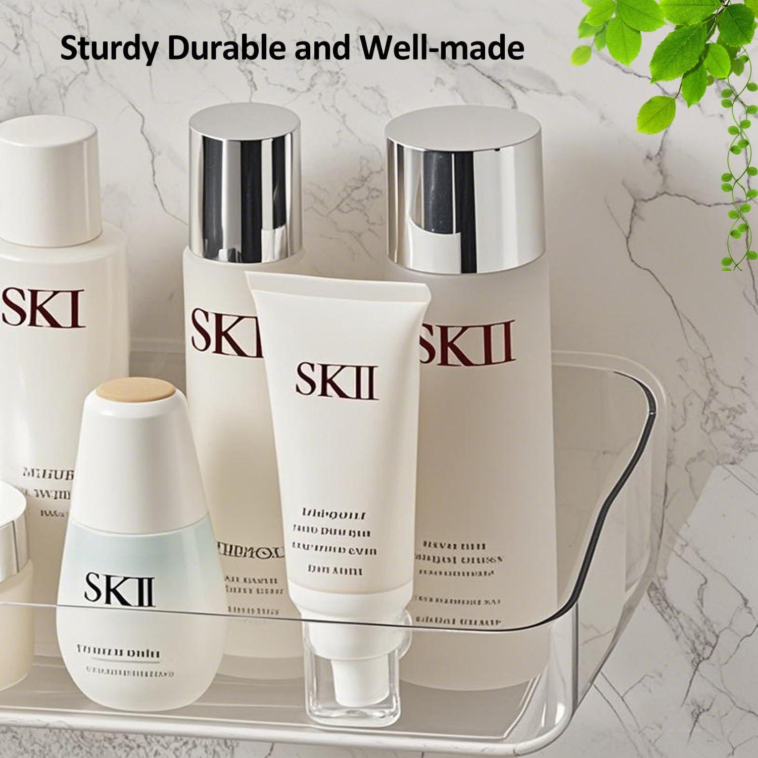 Estante de Ducha Autoadhesivo Batheer Acrílico Transparente 32cm