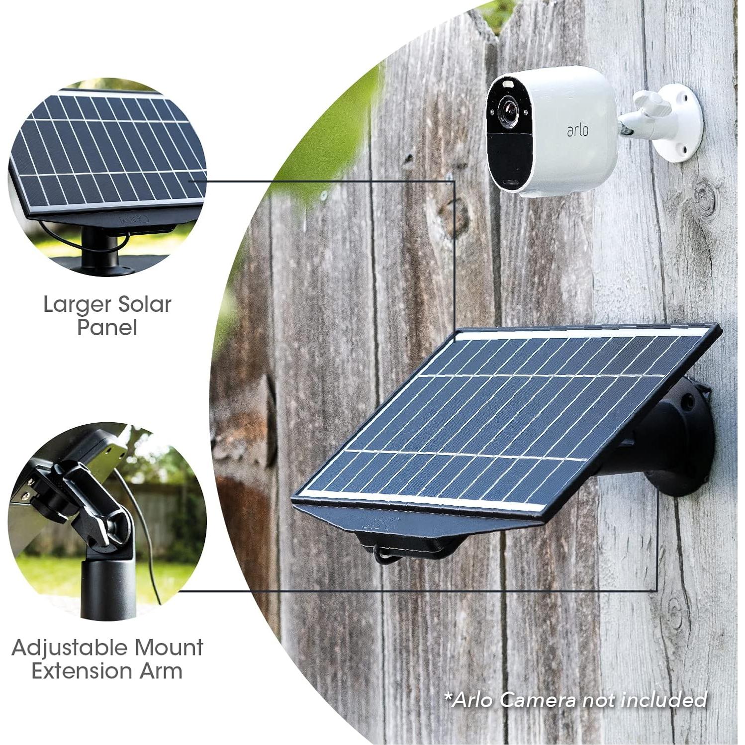 Cargador Solar Leaf10 5W para Cámaras Arlo Essential XL