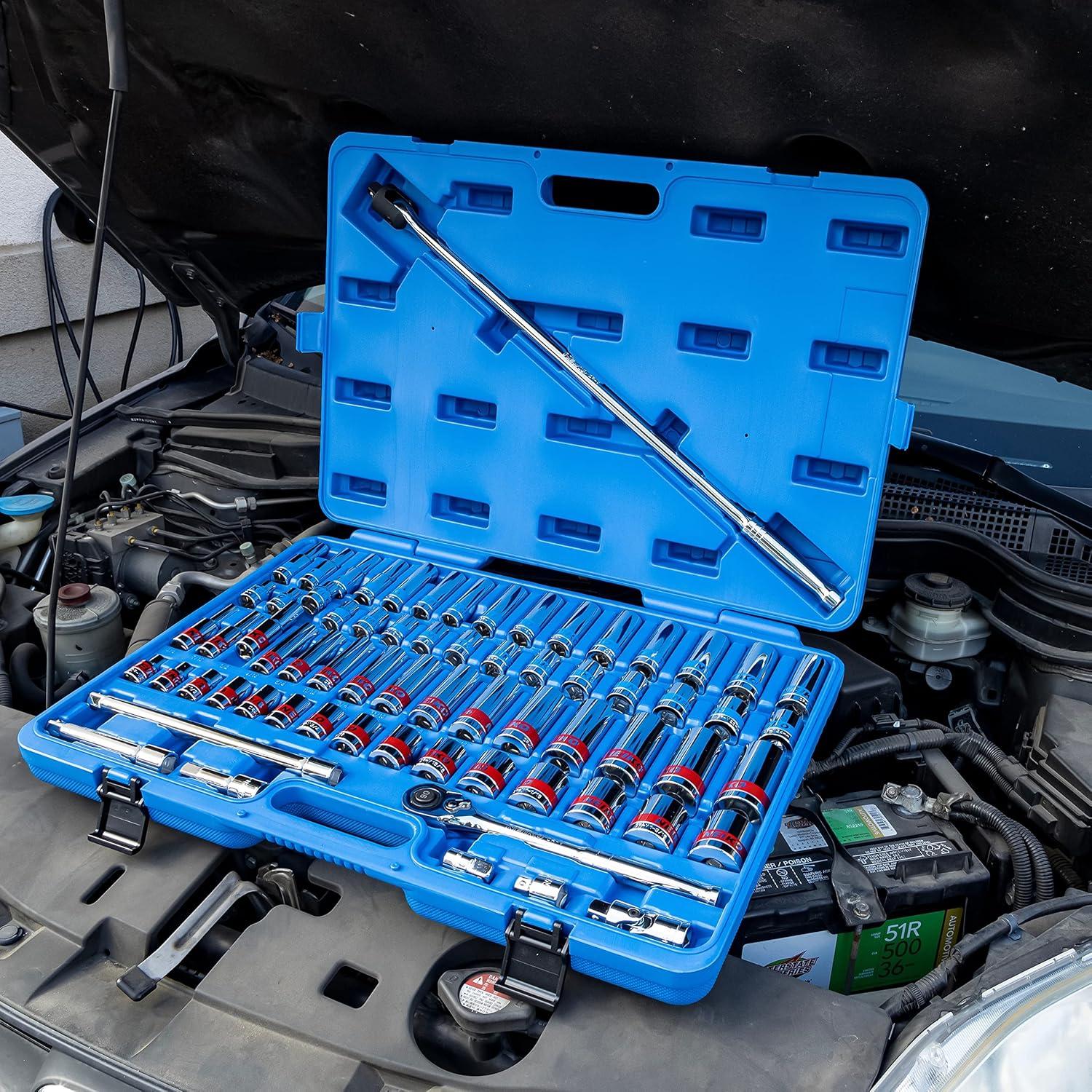 Juego de Herramientas Mecánicas NEIKO 68 Piezas 1/2" Drive