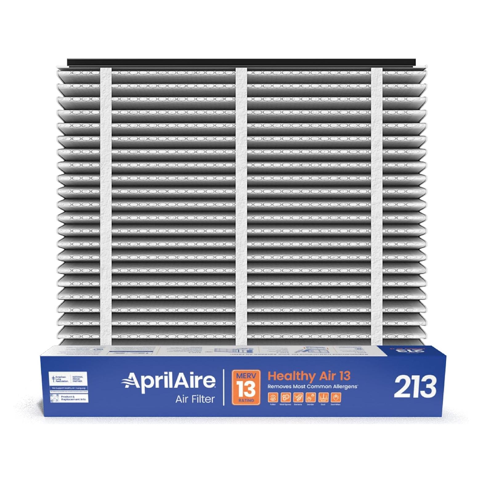 Filtro de Aire AprilAire 213 MERV 13 20x25x4 cm - Reemplazo