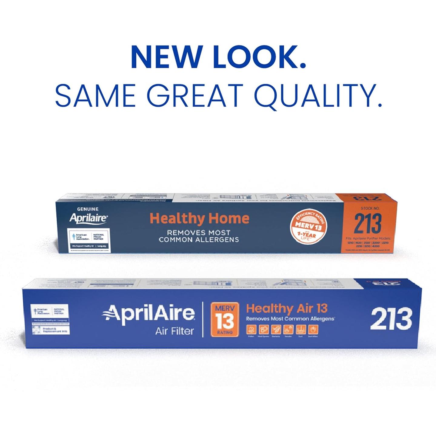 Filtro de Aire AprilAire 213 MERV 13 20x25x4 cm - Reemplazo