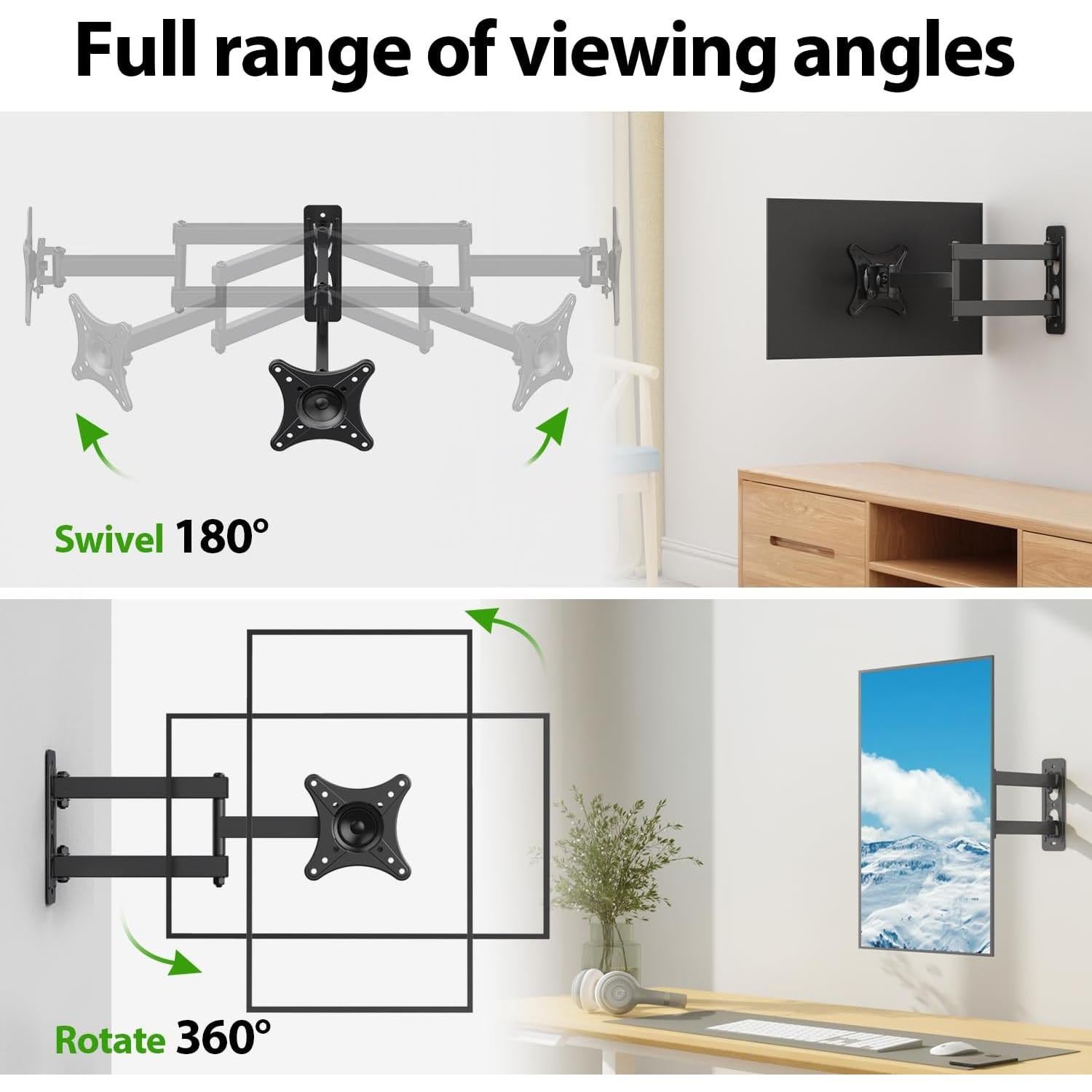Soporte de Pared para TV USX MOUNT 13-32" Articulado VESA 100