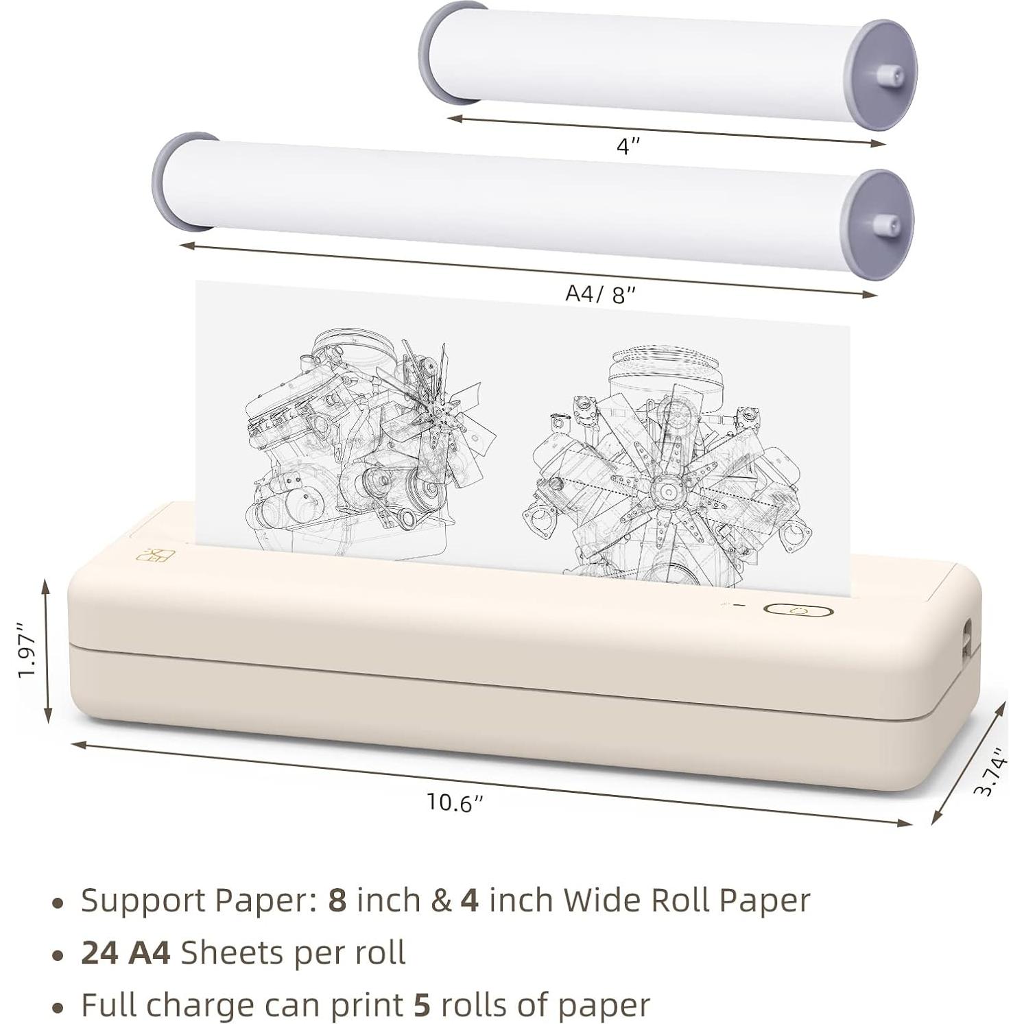 Impresora Térmica Portátil HPRT MT810 Bluetooth Sin Tinta