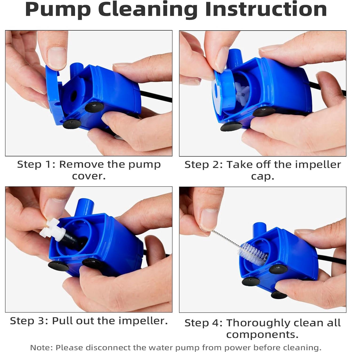 Bomba de Agua Sumergible Waatoos DR-DC160 para Gatos