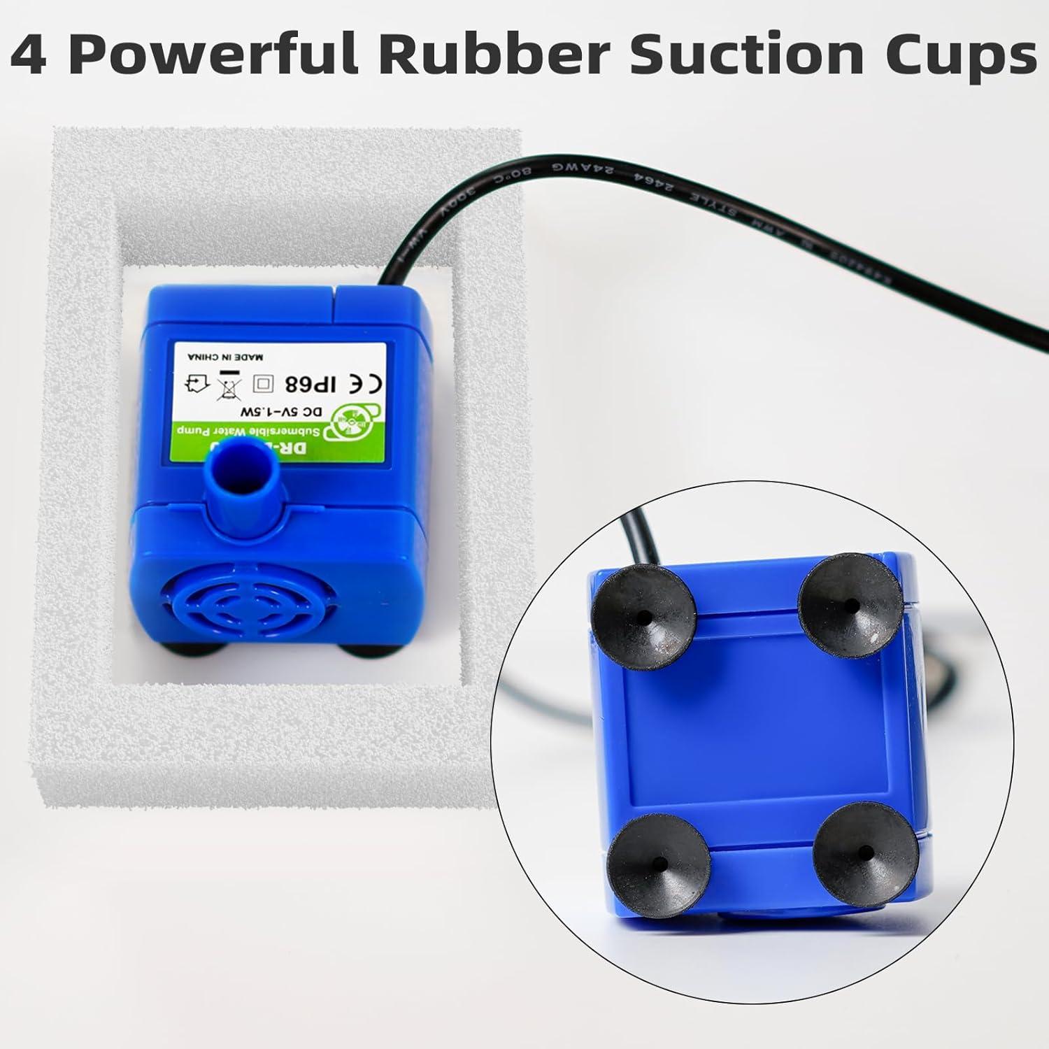 Bomba de Agua Sumergible Waatoos DR-DC160 para Gatos