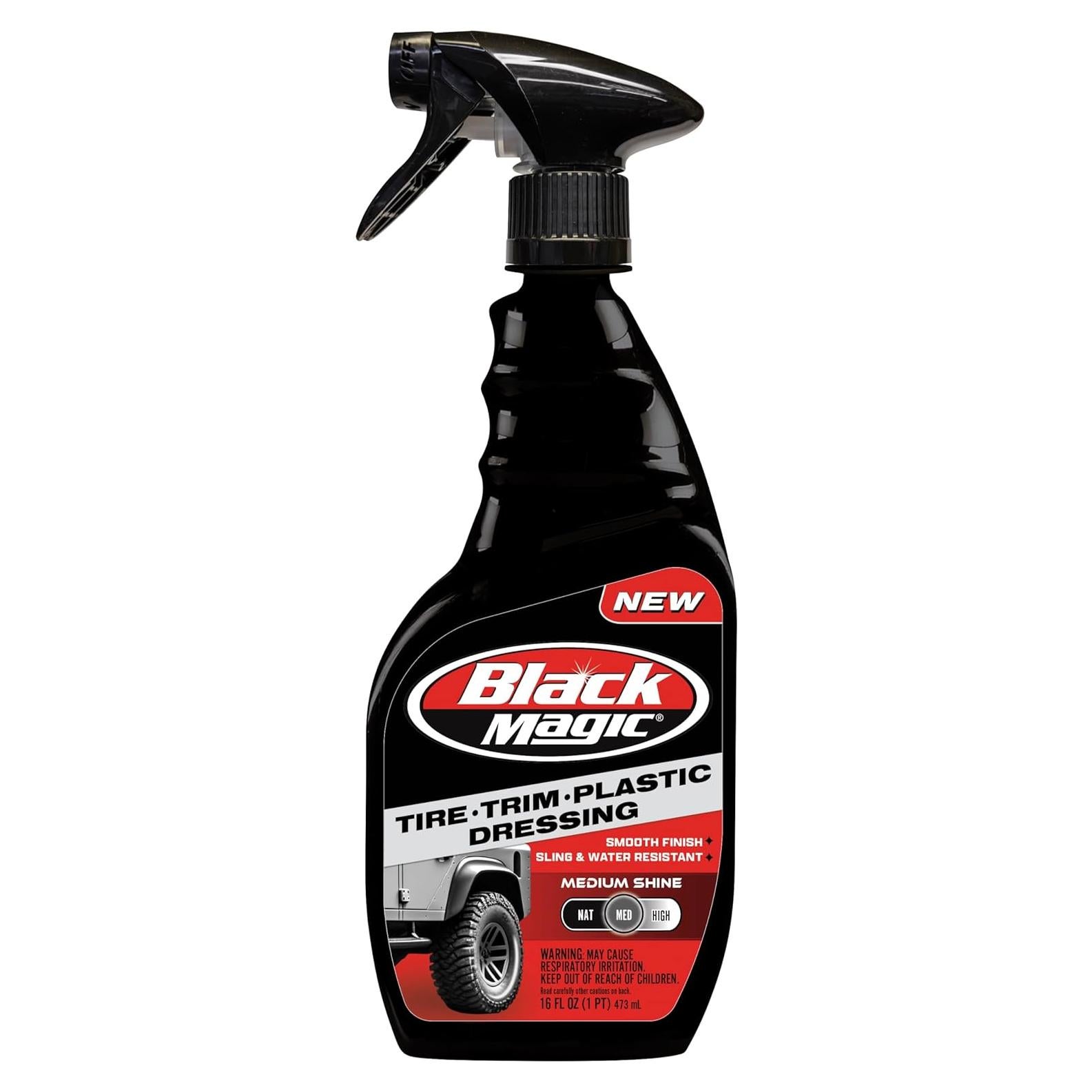 Black Magic 120230 Vestidor de Neumáticos y Plásticos 473 ml