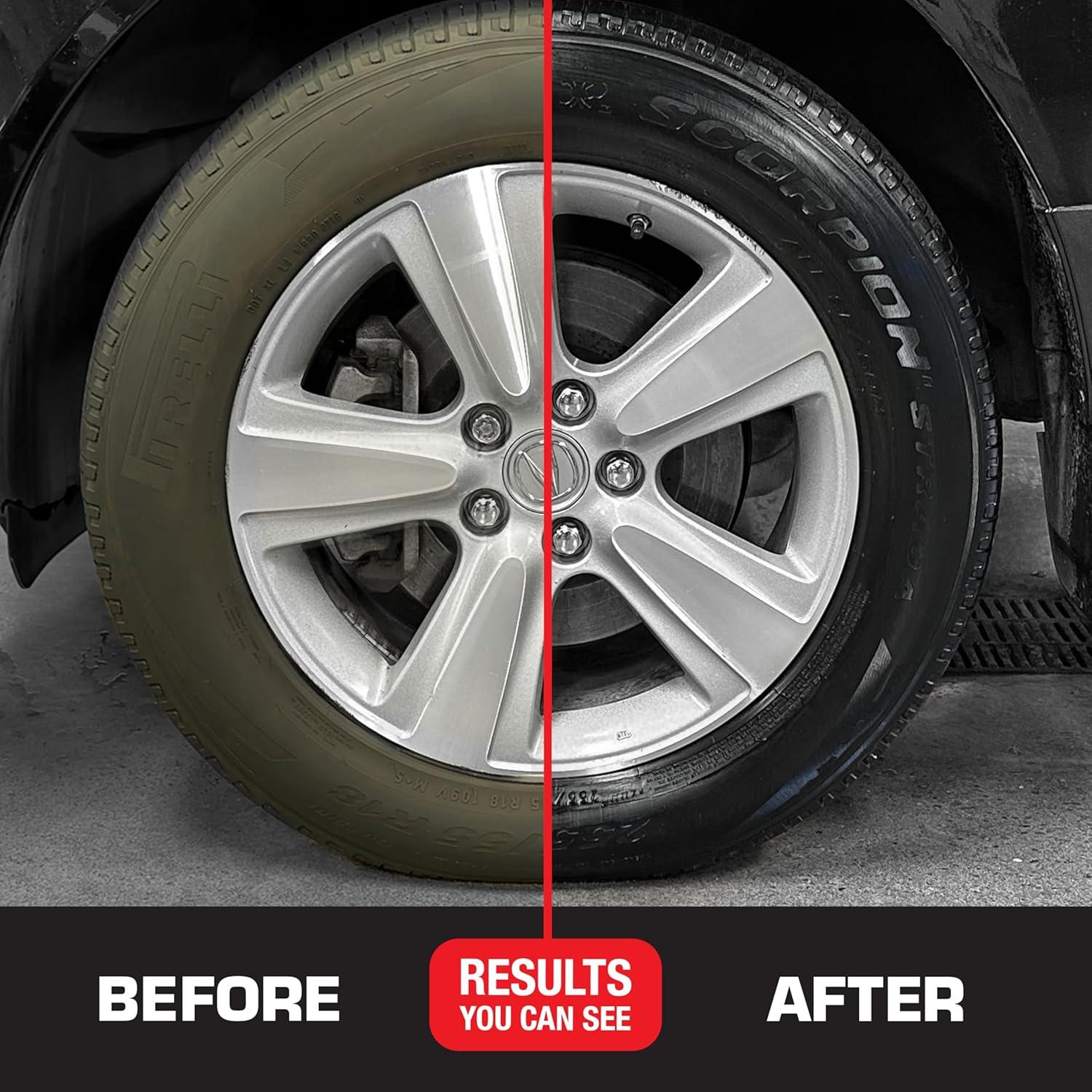 Black Magic 120230 Vestidor de Neumáticos y Plásticos 473 ml