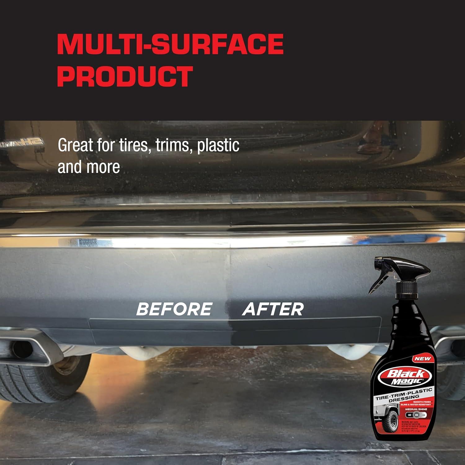 Black Magic 120230 Vestidor de Neumáticos y Plásticos 473 ml