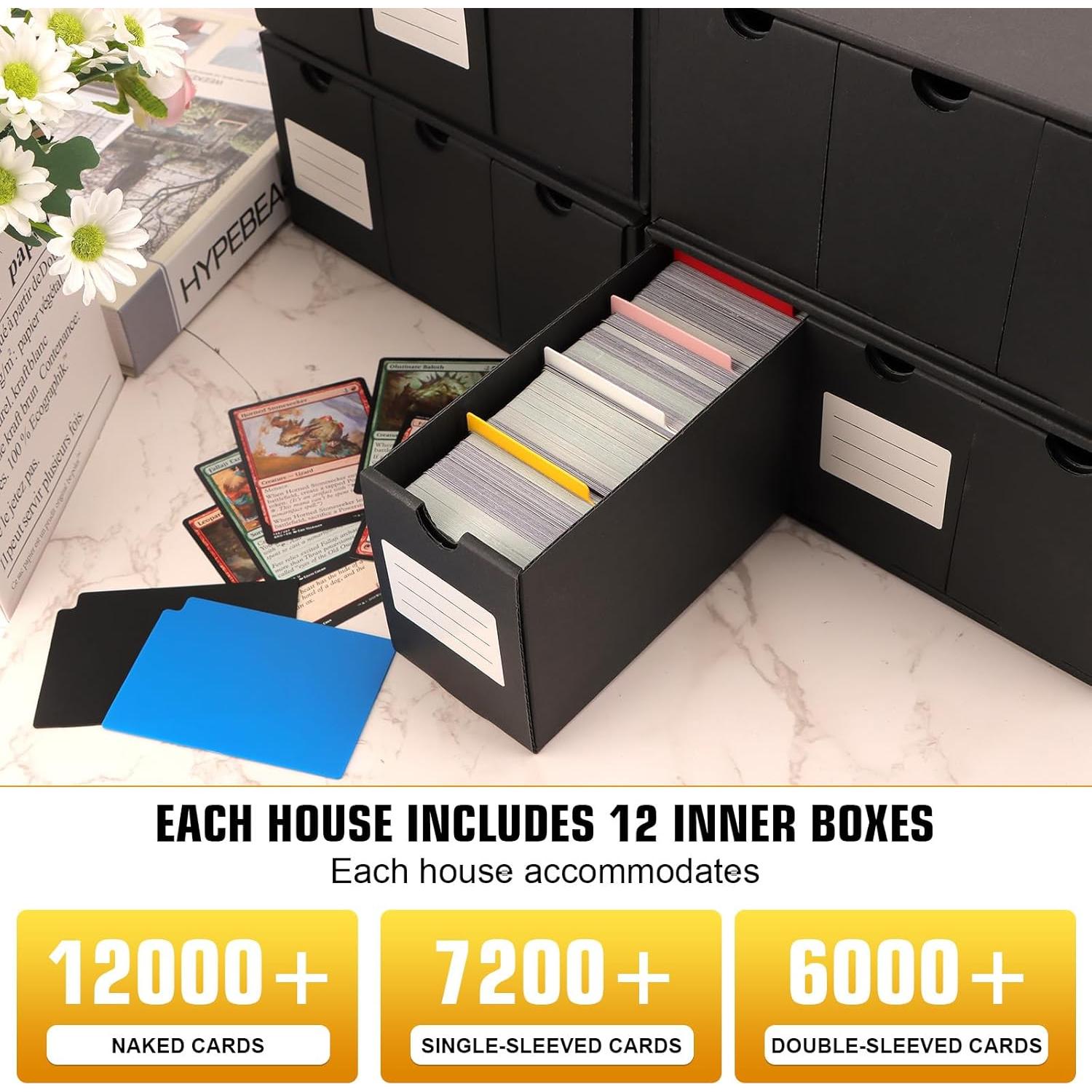 Caja de Almacenamiento de Cartas QLOUNI 12 Cajas 600 CT