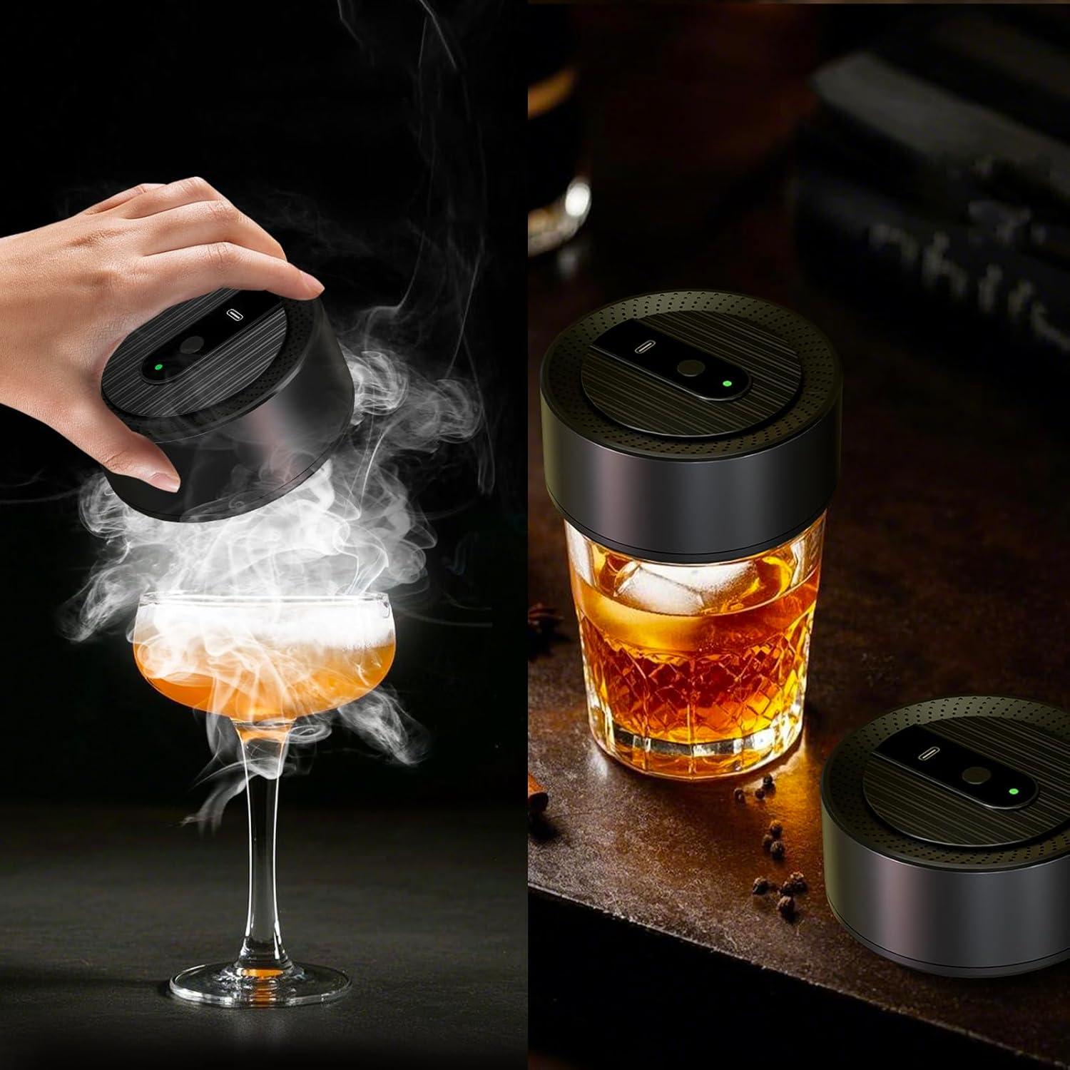 Kit de Ahumador Eléctrico Lotnafee con 8 Astillas de Madera