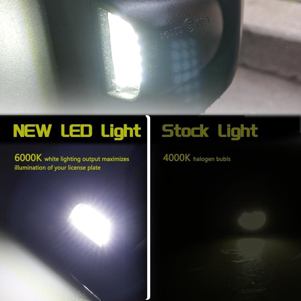 Luces de Placa LED FACAILAHA para Chevrolet y GMC - 6000K