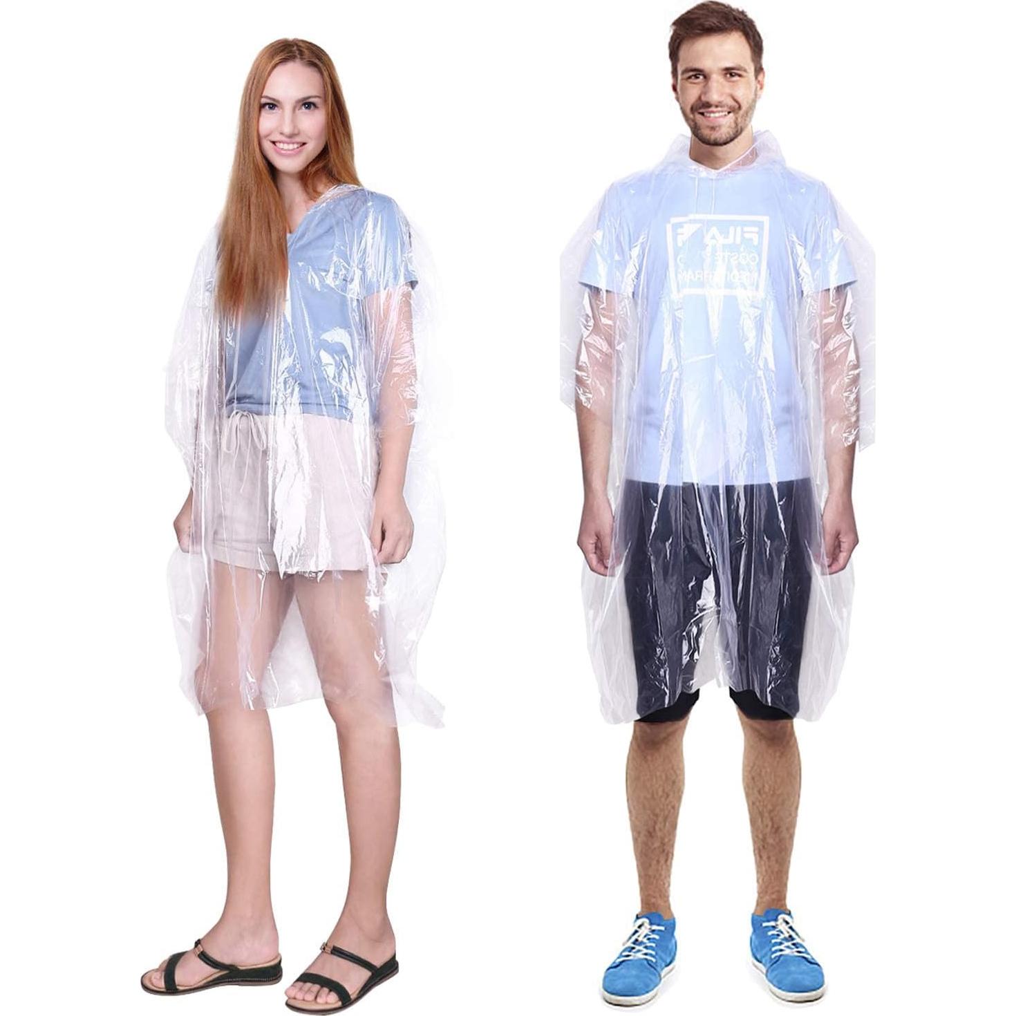 Ponchos de Lluvia Desechables INNOCHEER - Paquete Familiar 12 Unidades