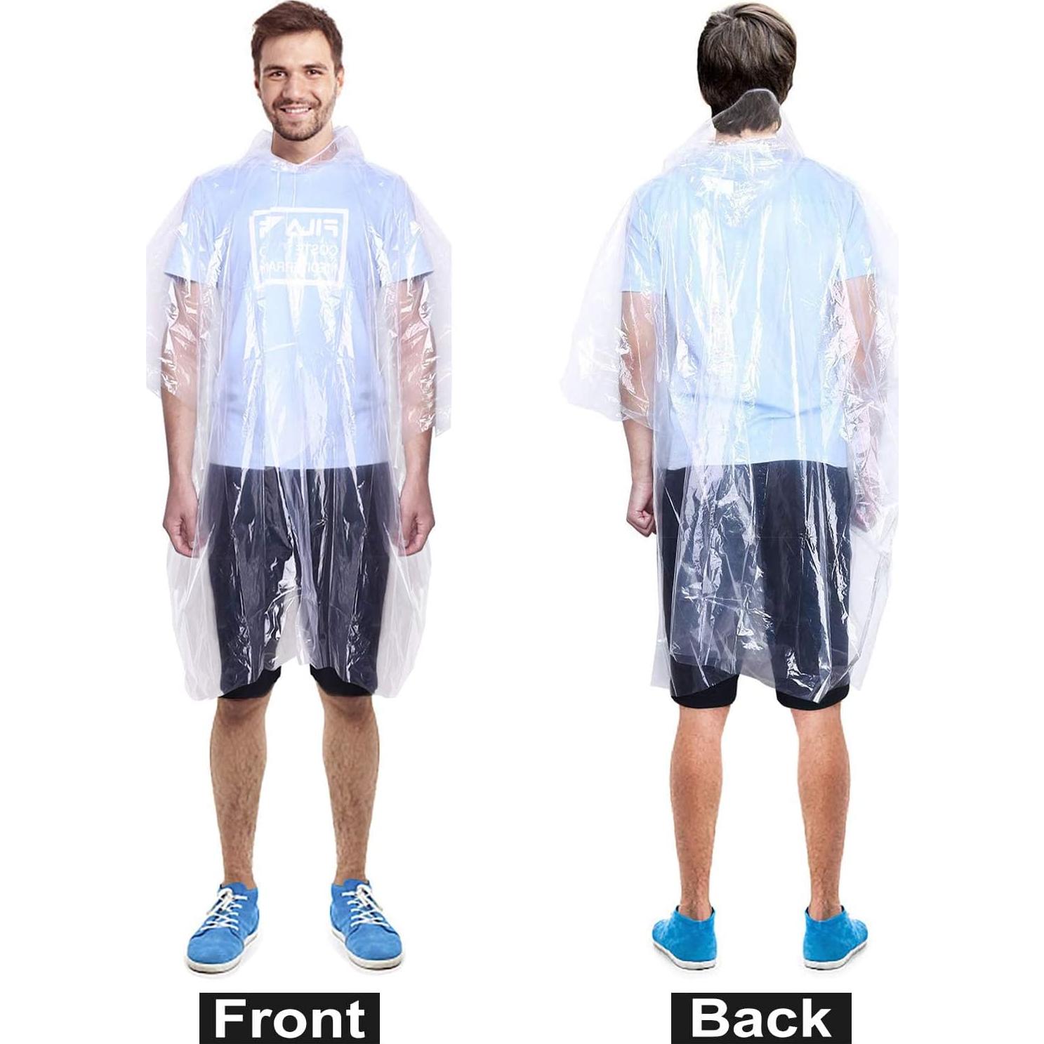 Ponchos de Lluvia Desechables INNOCHEER - Paquete Familiar 12 Unidades