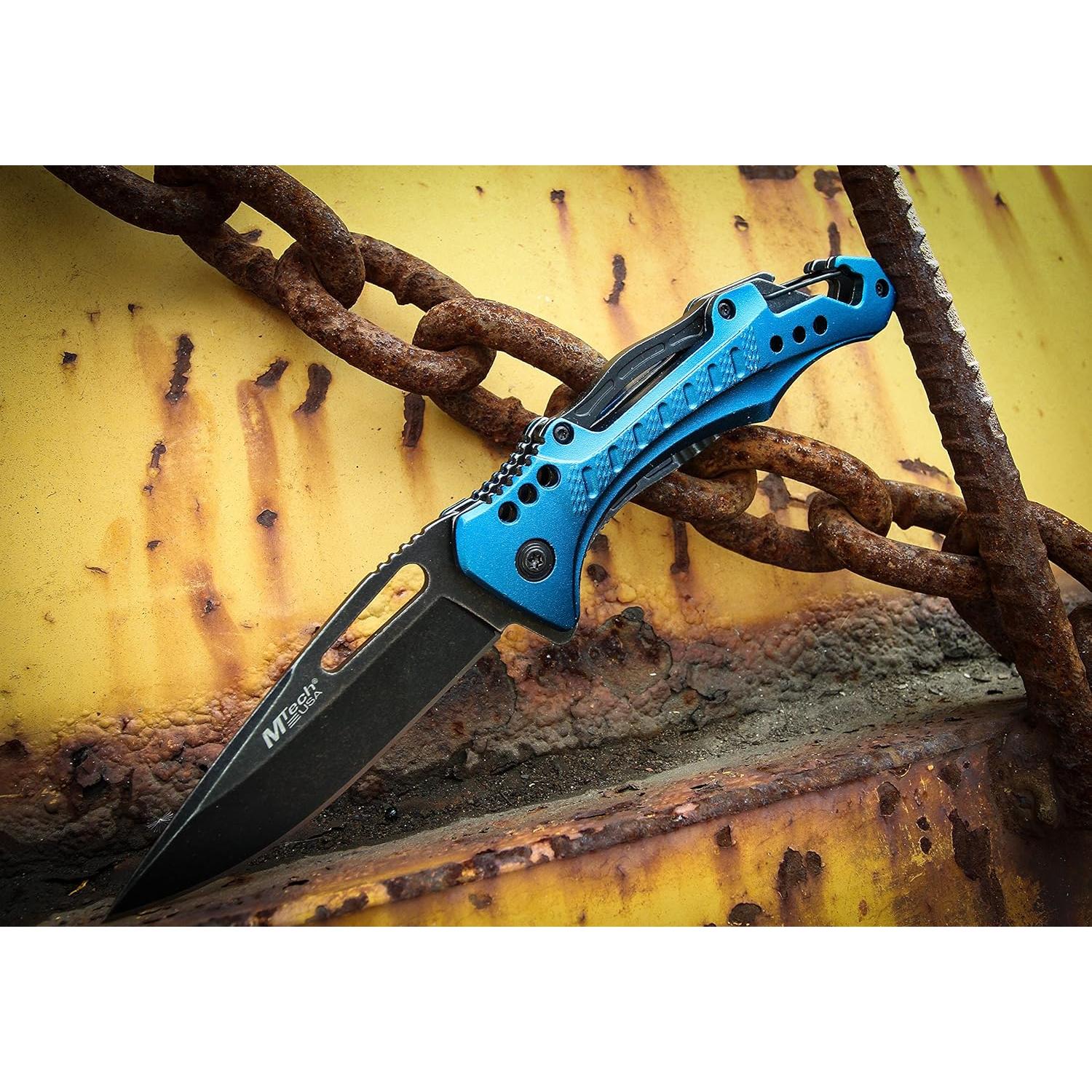 Cuchillo Plegable MTech USA MT-A705G2 Azul 20.96 cm