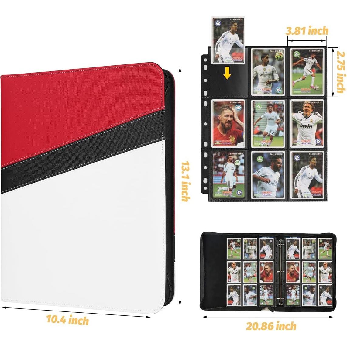 Carpeta de Tarjetas de Comercio Foalgo 9 Bolsillos 720 Tarjetas