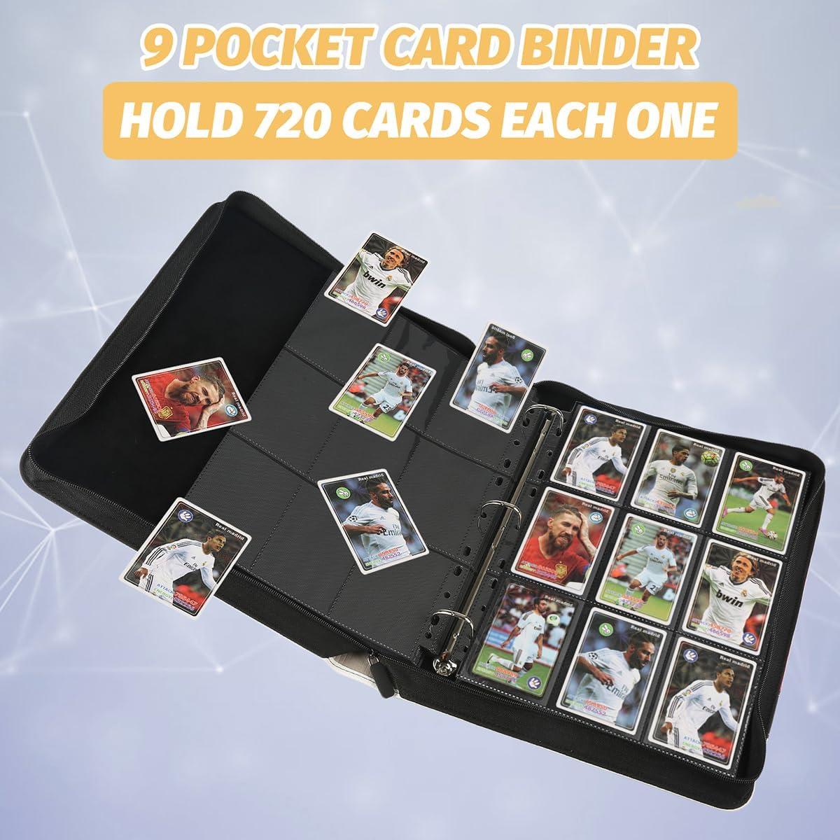 Carpeta de Tarjetas de Comercio Foalgo 9 Bolsillos 720 Tarjetas